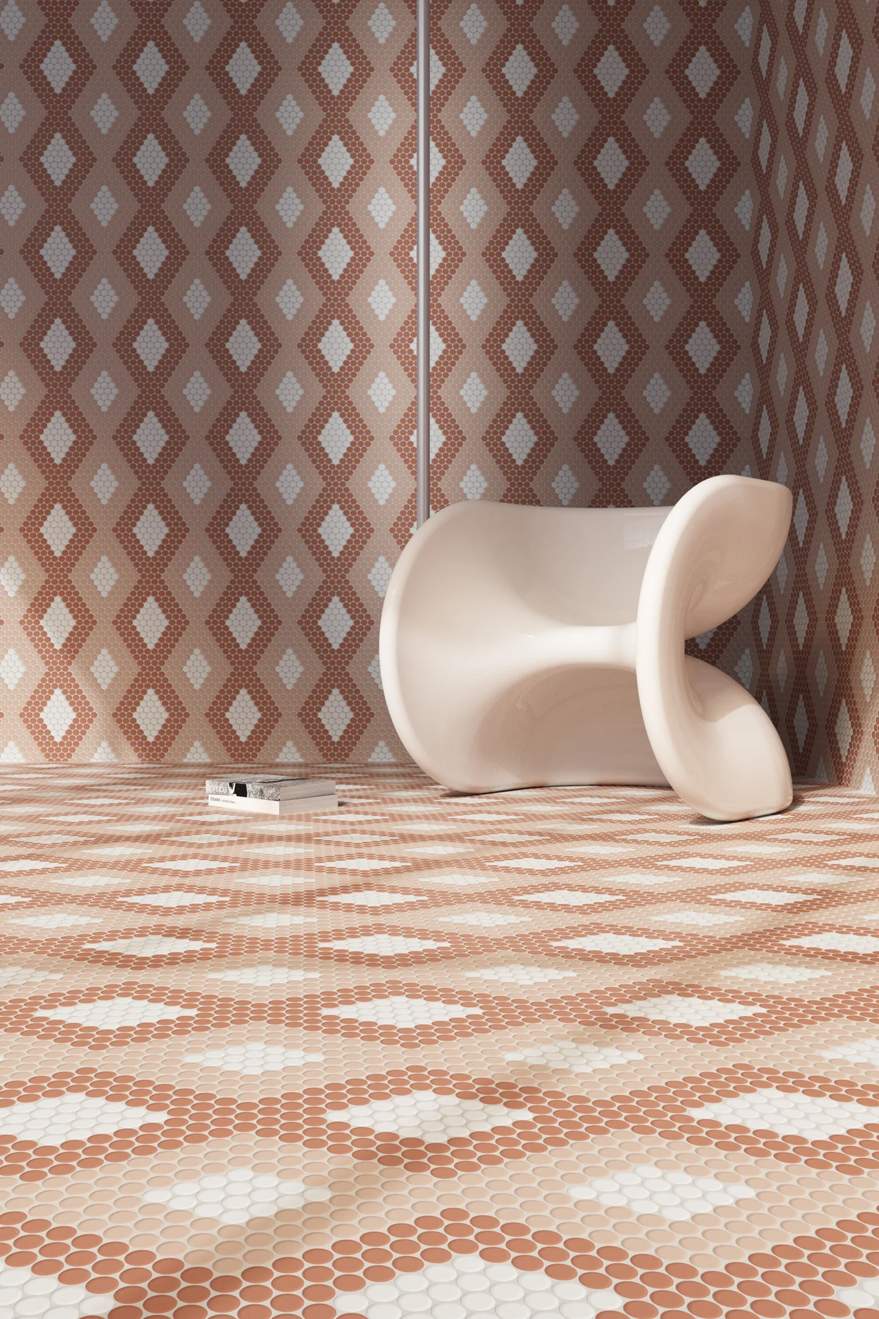 Moranci Glass Diamond Coral Mosaic
