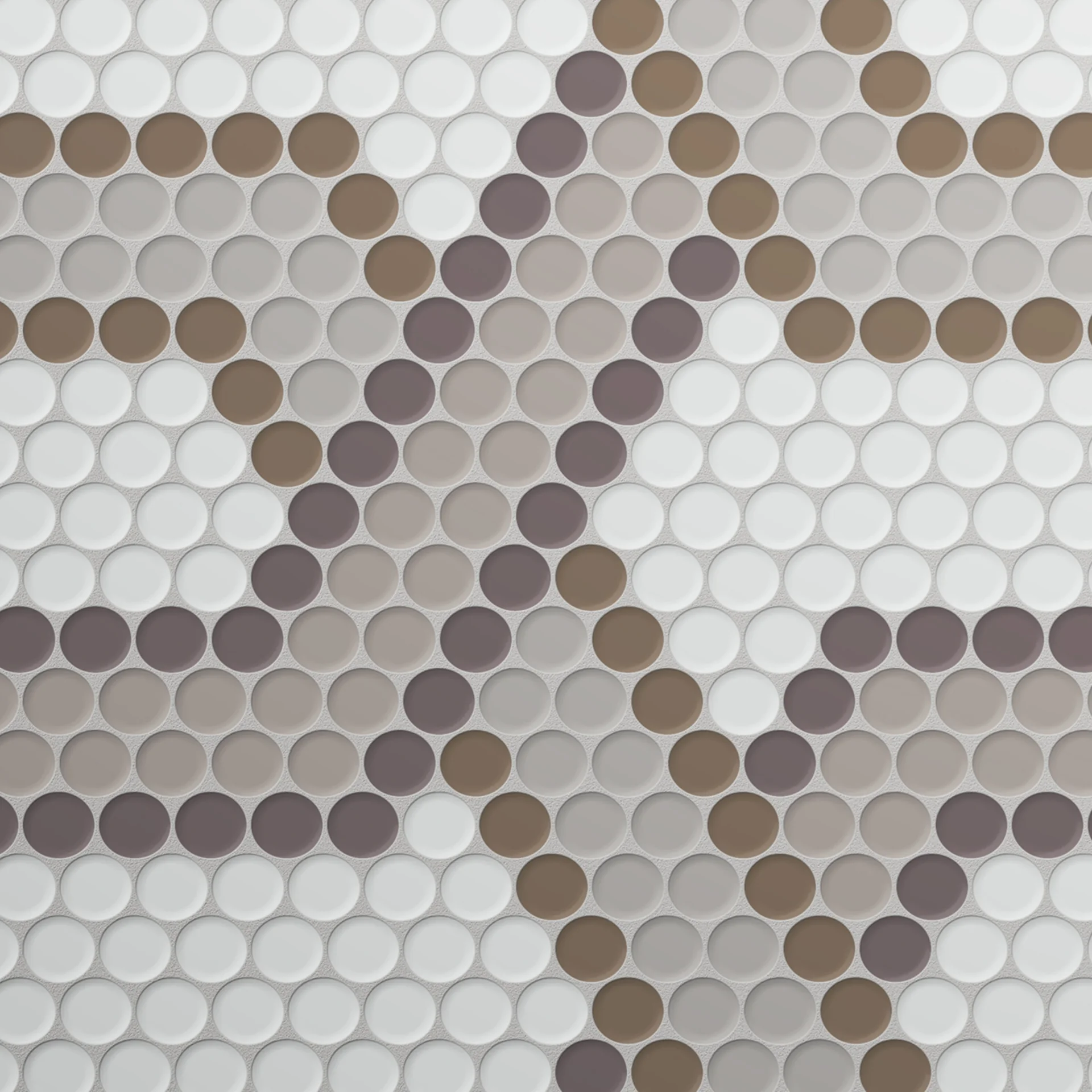Moranci Glass Escalate Mauve Mosaic