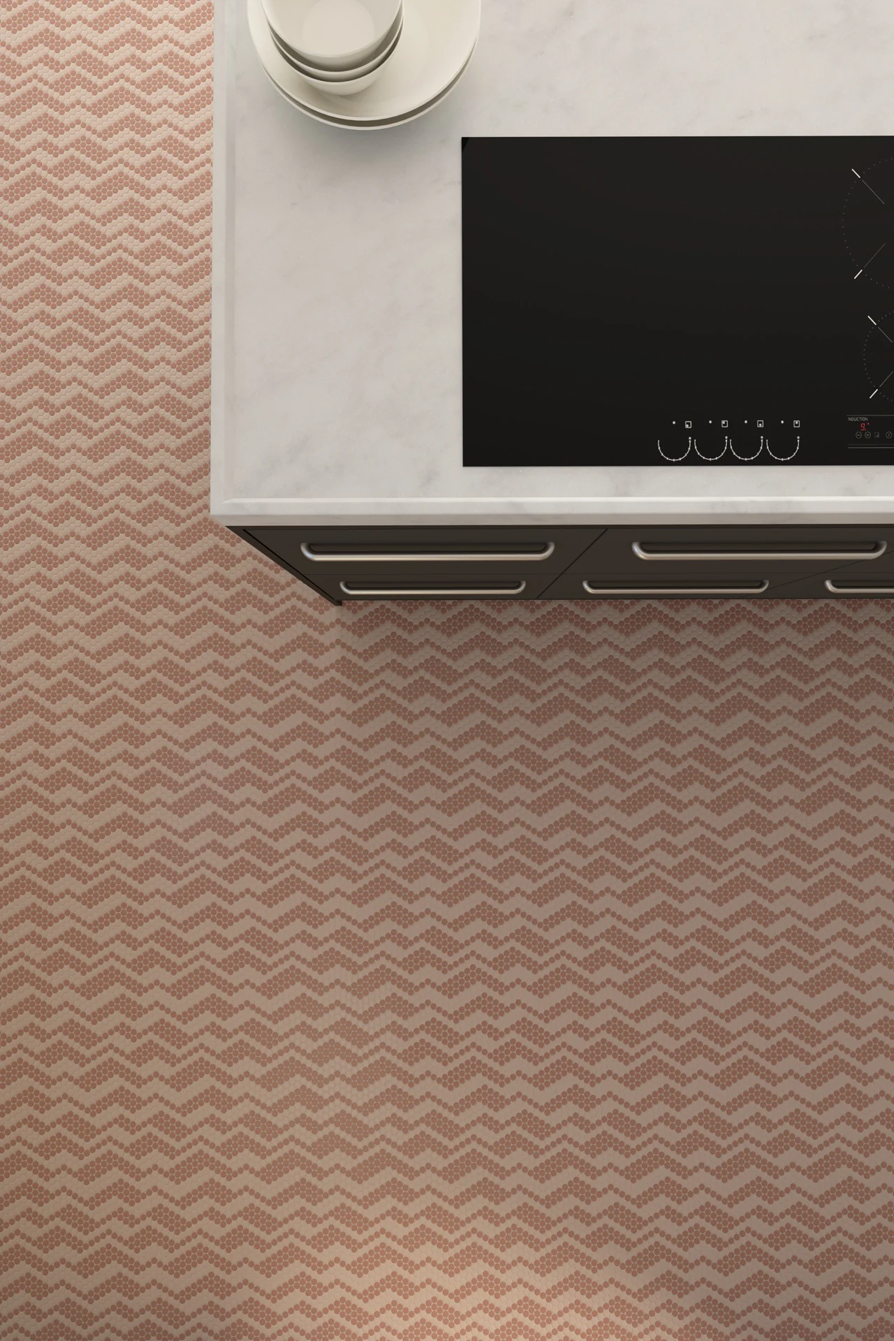 Moranci Glass Flow Coral Mosaic