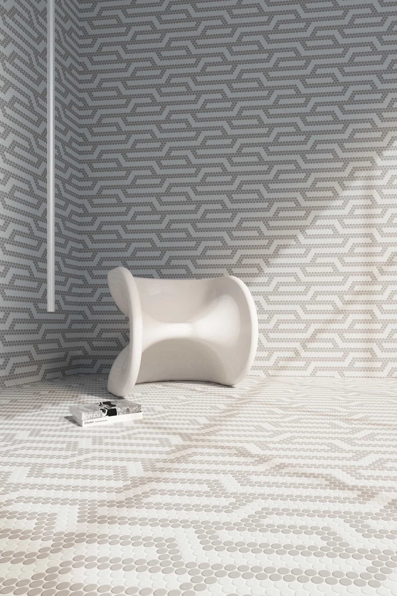 Moranci Glass Junction Nebbia Mosaic
