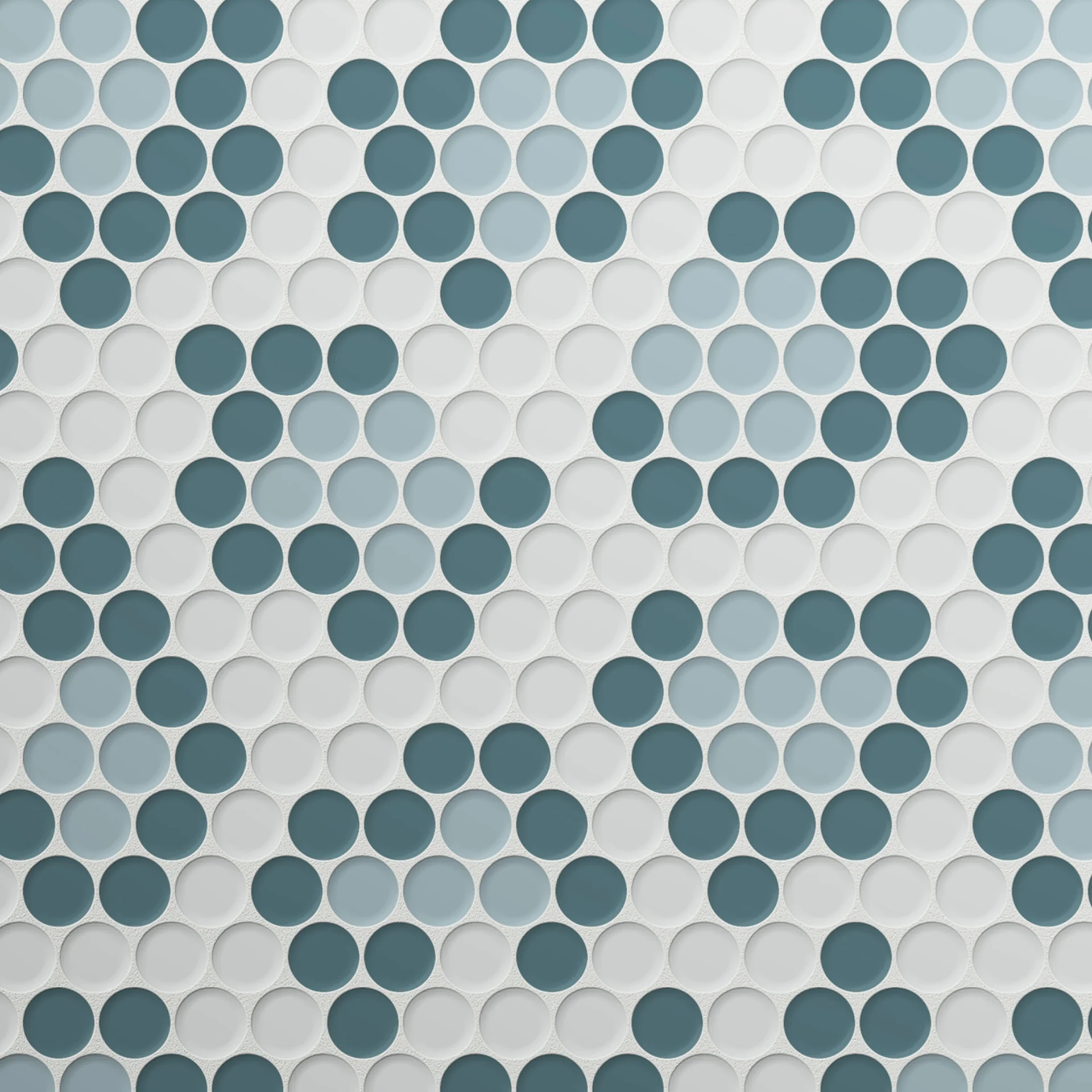 Moranci Glass Leopard Aqua Mosaic