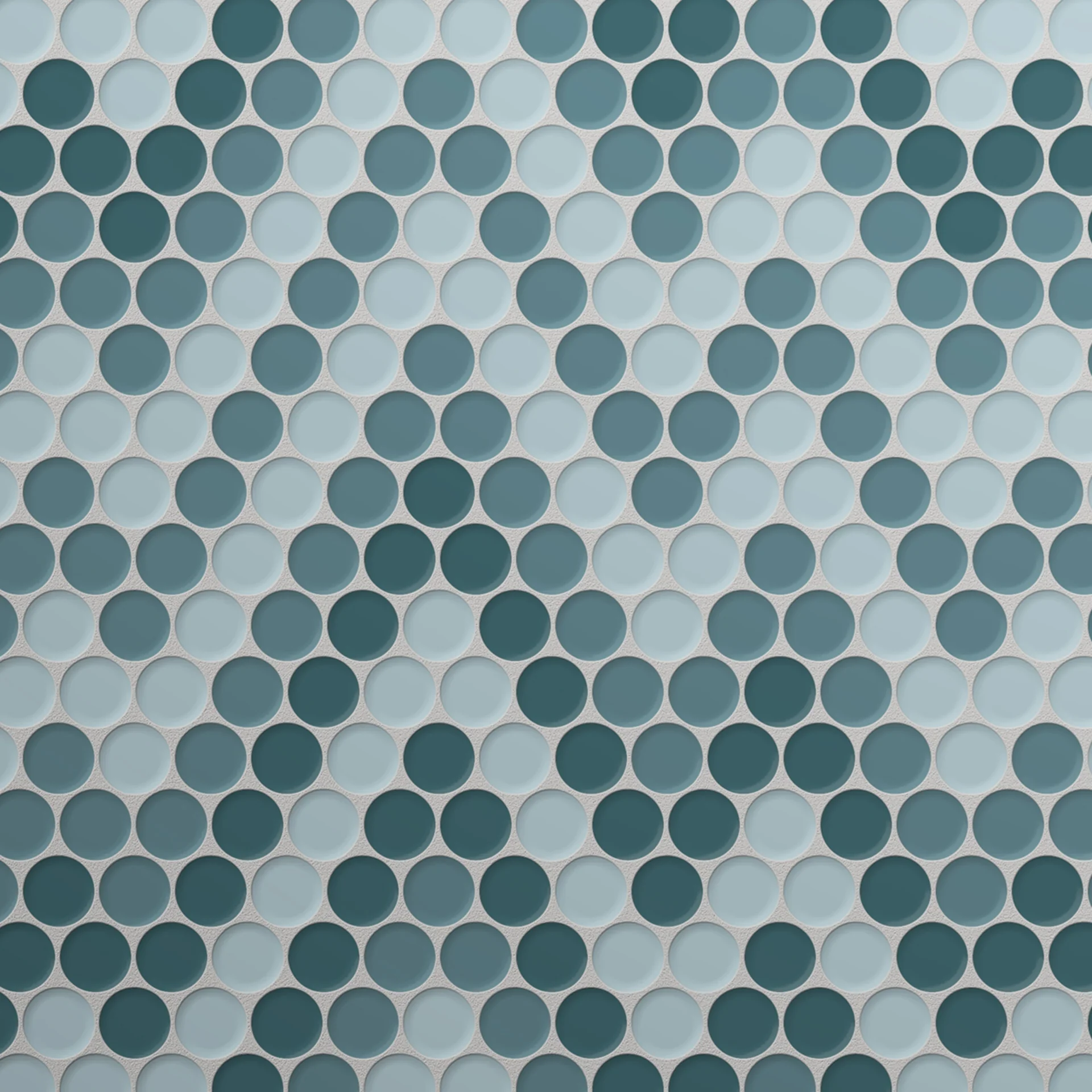 Moranci Glass Mountains Aqua Mosaic