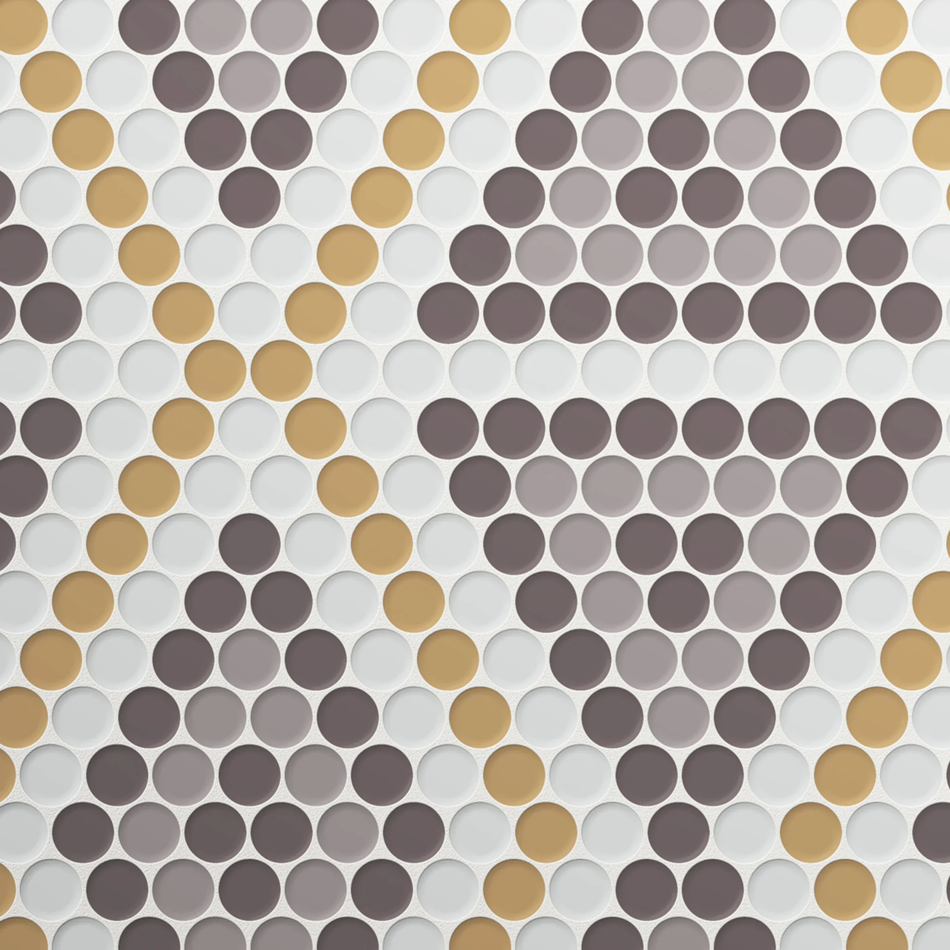 Moranci Glass Net Mauve Mosaic