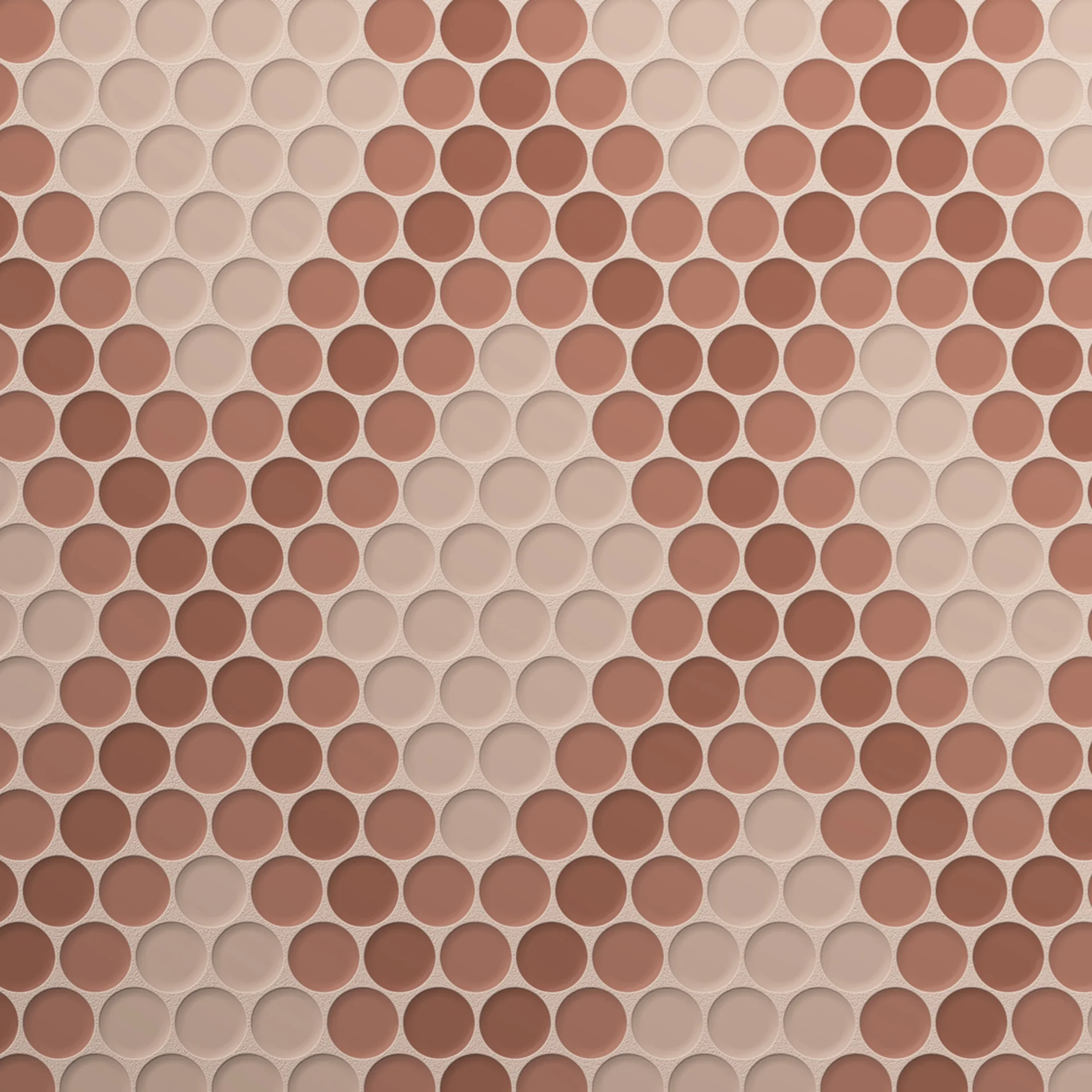 Moranci Glass Patches Coral Mosaic