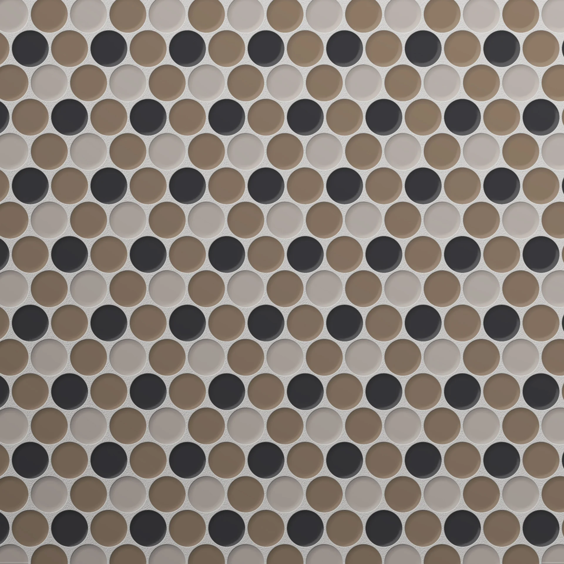Moranci Glass Rattan Fango Mosaic