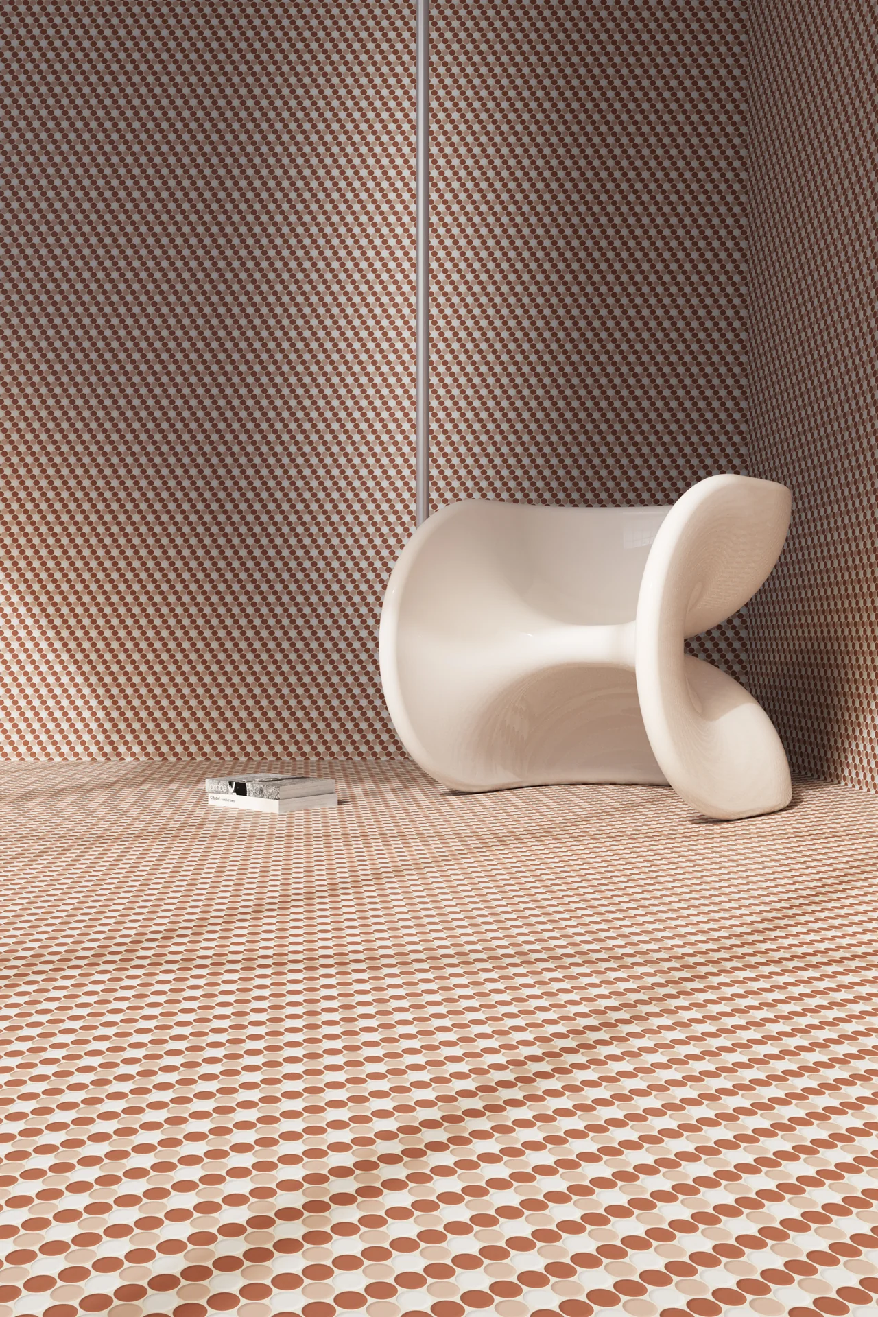 Moranci Glass Rattan Coral Mosaic
