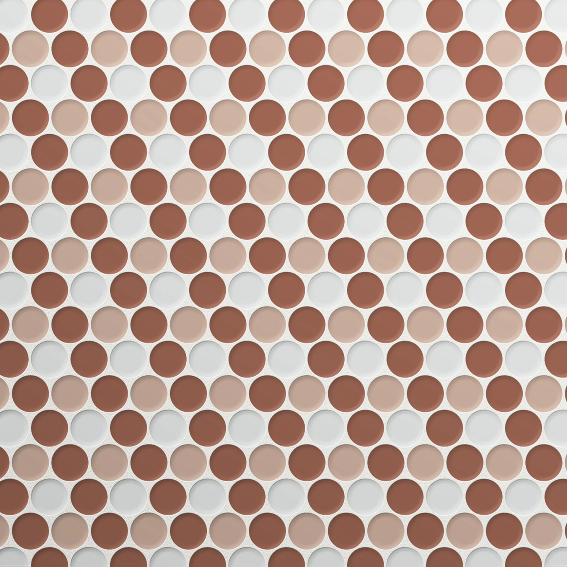 Moranci Glass Rattan Coral Mosaic