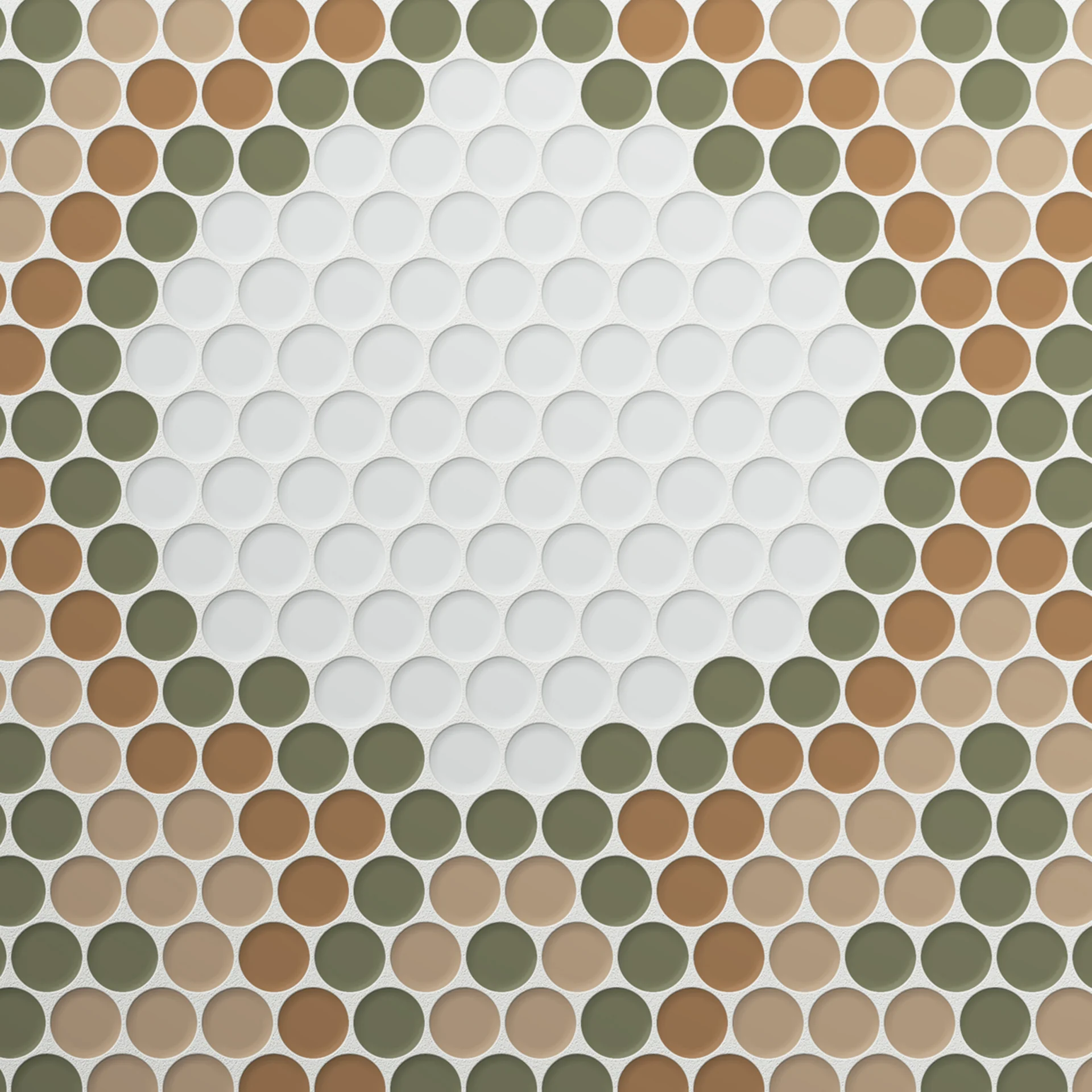 Moranci Glass Vignette Moss Mosaic