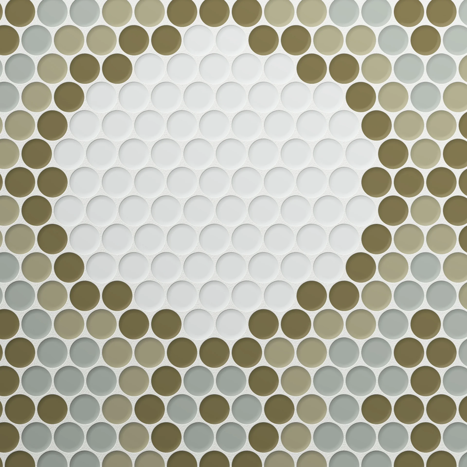 Moranci Glass Vignette Pistachio Mosaic