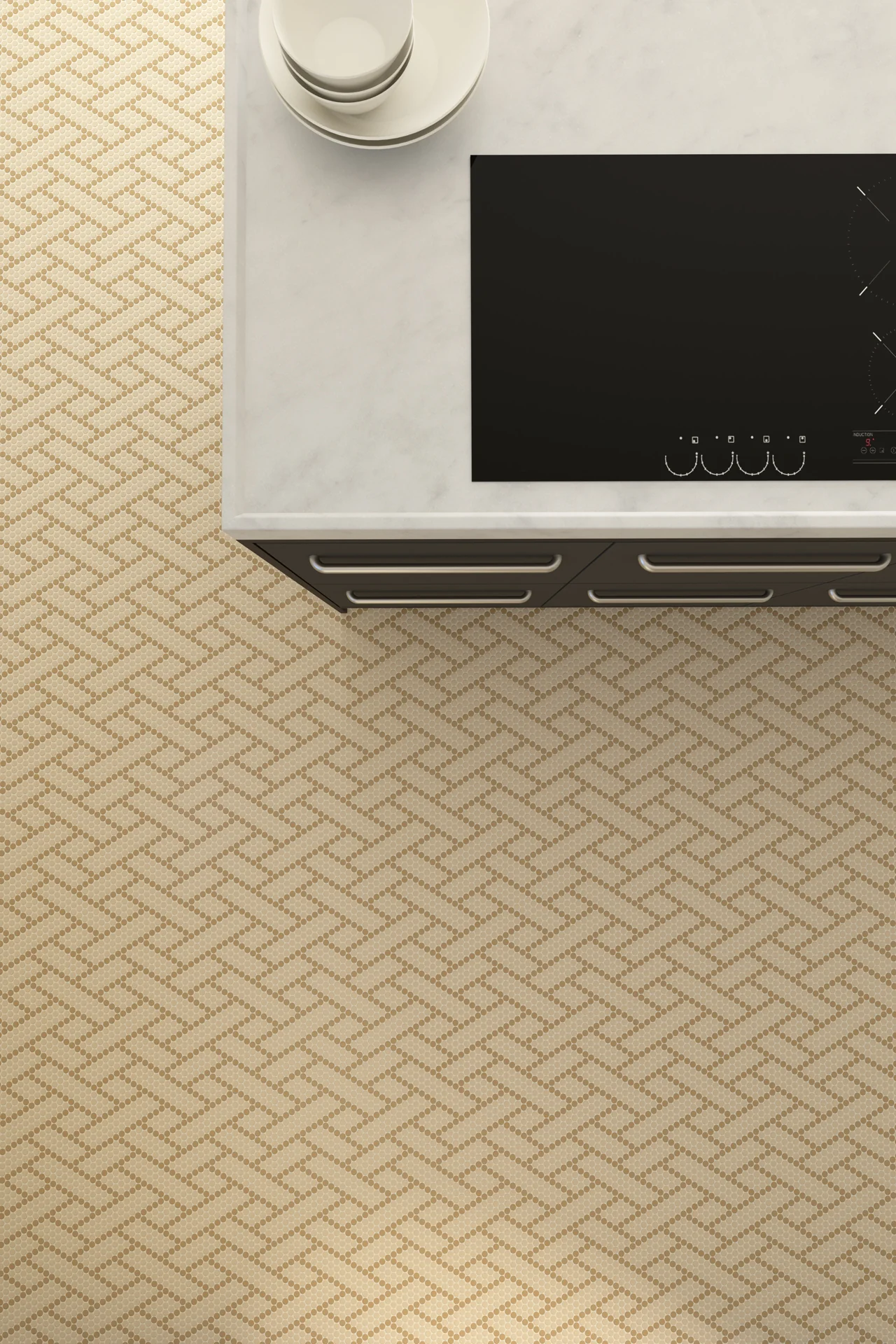 Moranci Glass Weave Straw Mosaic