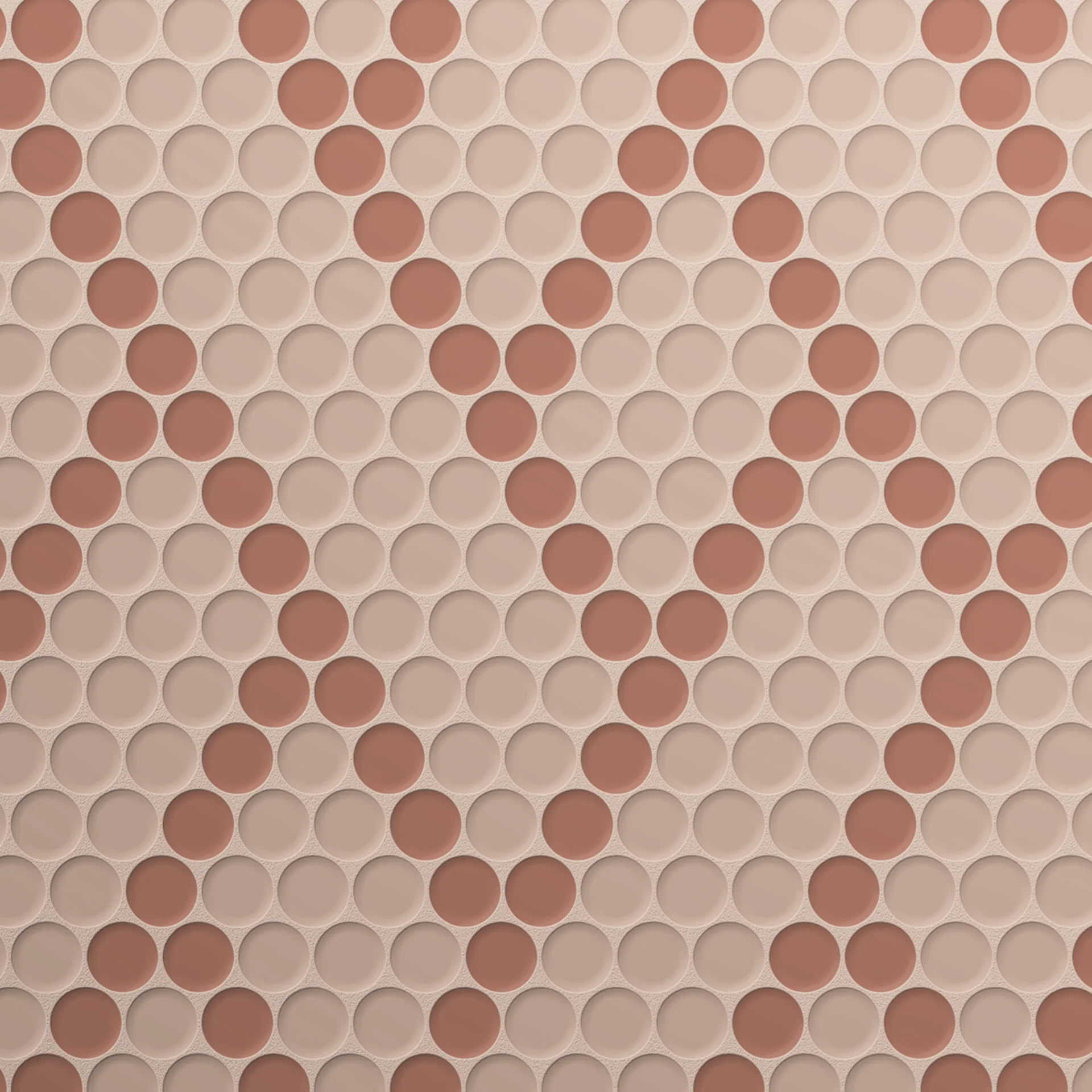 Moranci Glass Weave Coral Mosaic