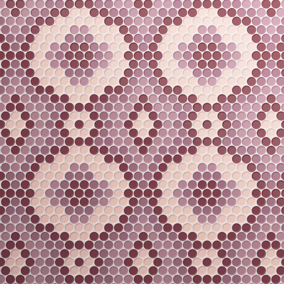 Burano Crochet Berry Round Mosaic