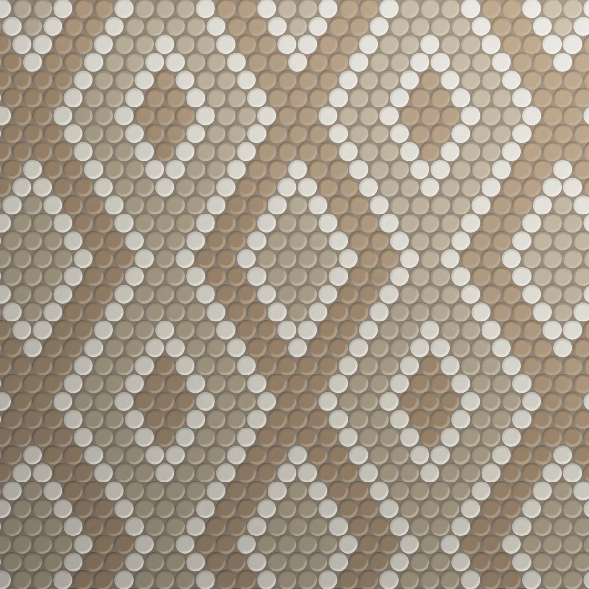 Burano Diamond Sabbia Round Mosaic