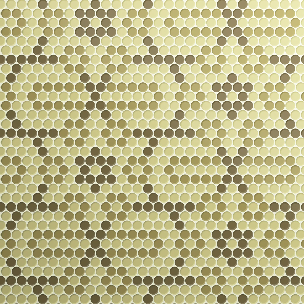 Burano Star Pistachio Round Mosaic