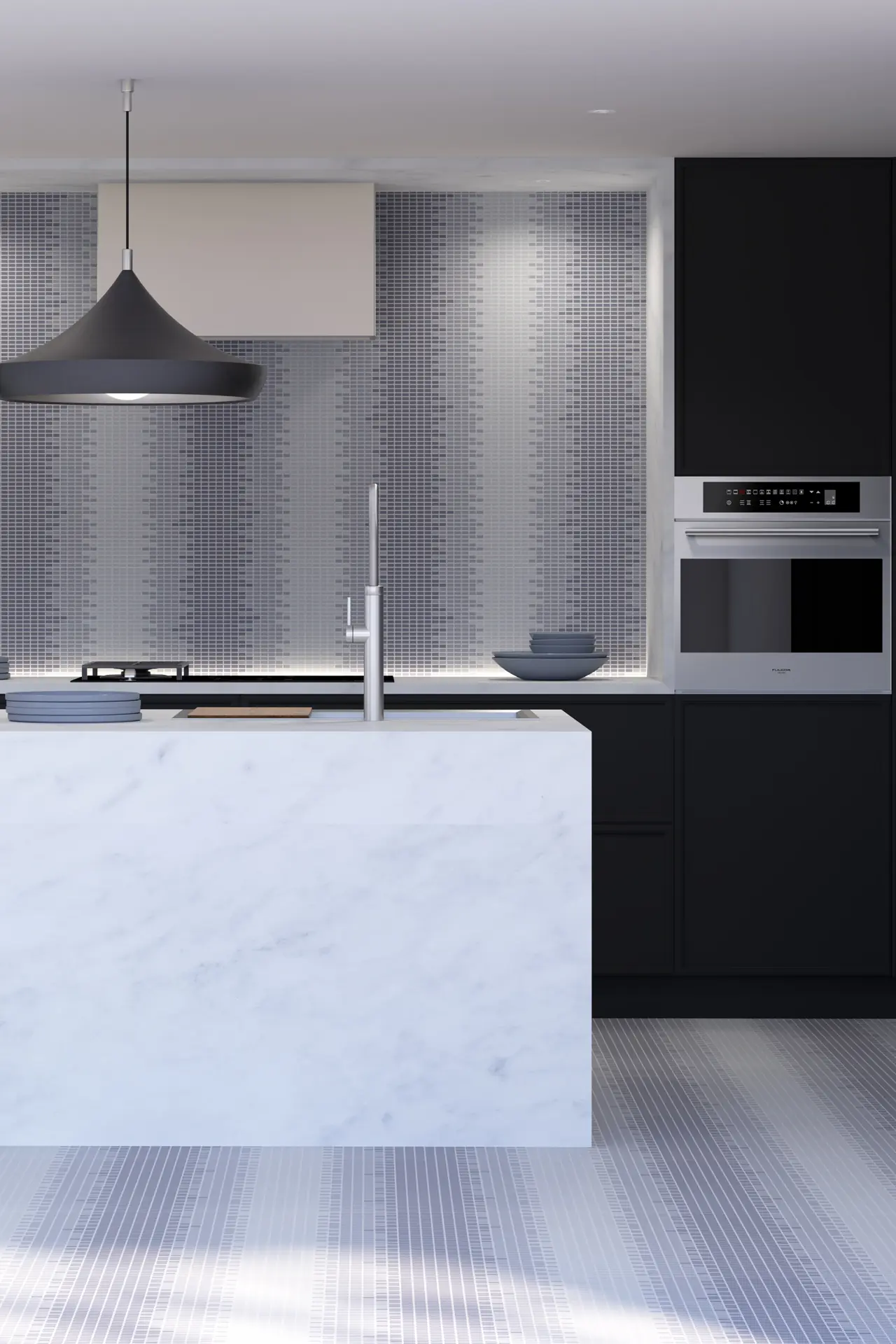 Milano Fade Periwinkle 20x10mm Mosaic