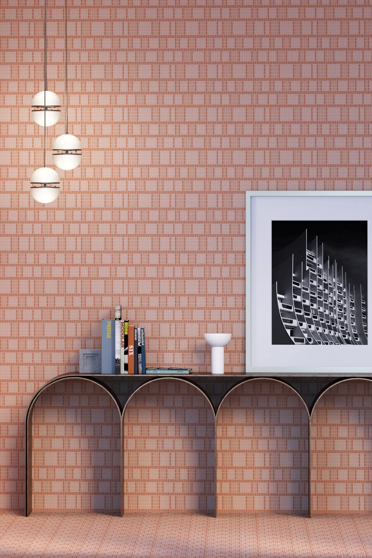 Milano Frames Coral 20x10mm Mosaic
