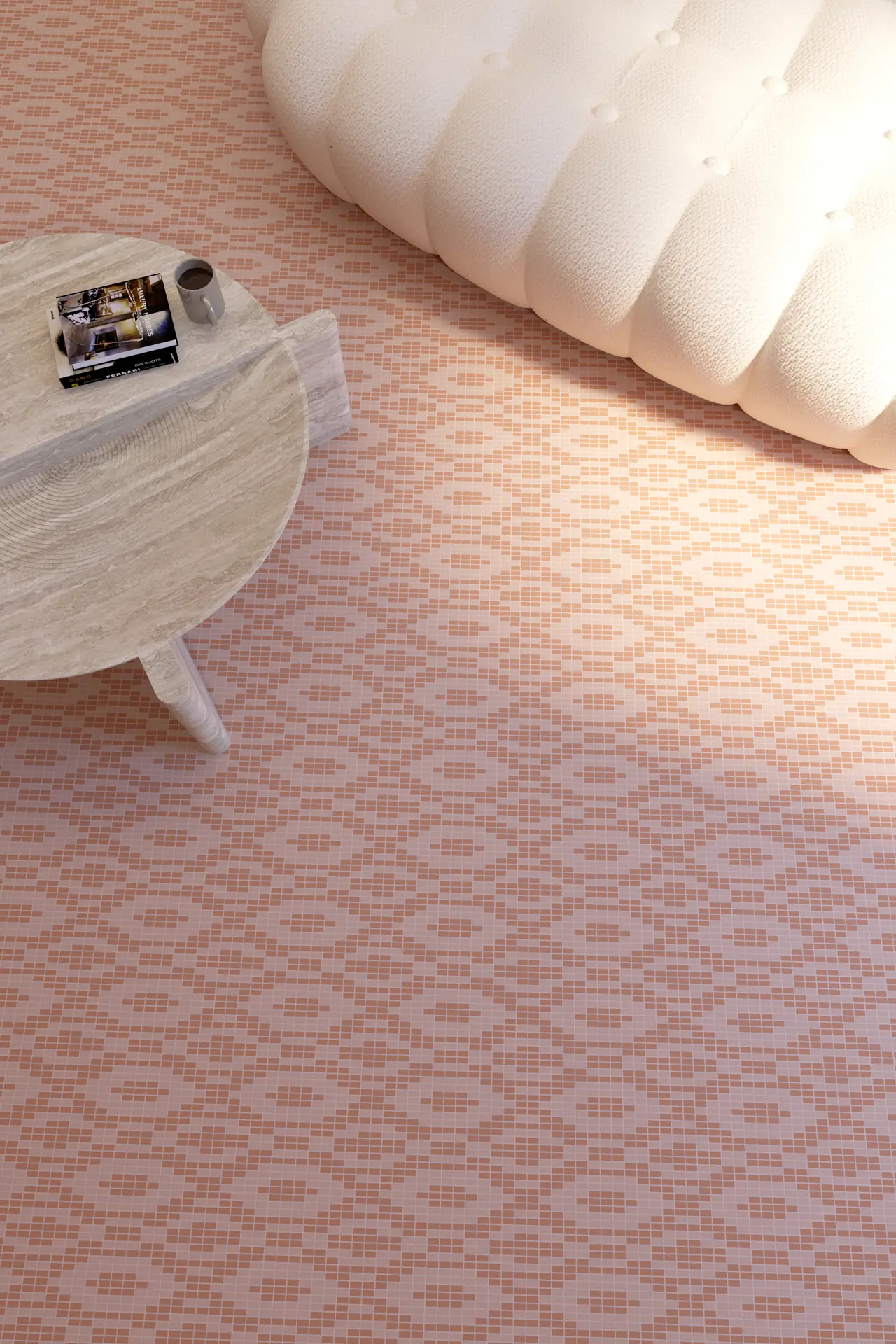 Milano Ikat Coral 20x10mm Mosaic