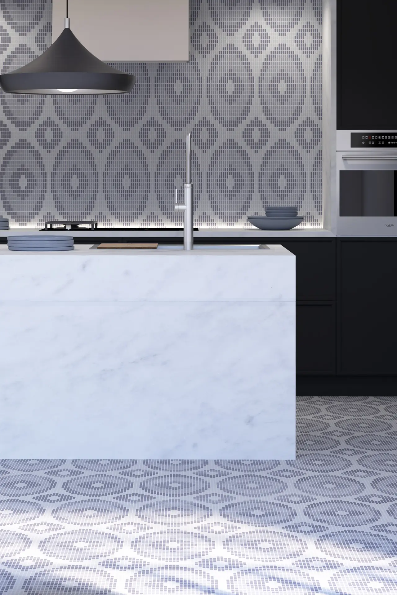 Milano Talisman Periwinkle 20x10mm Mosaic