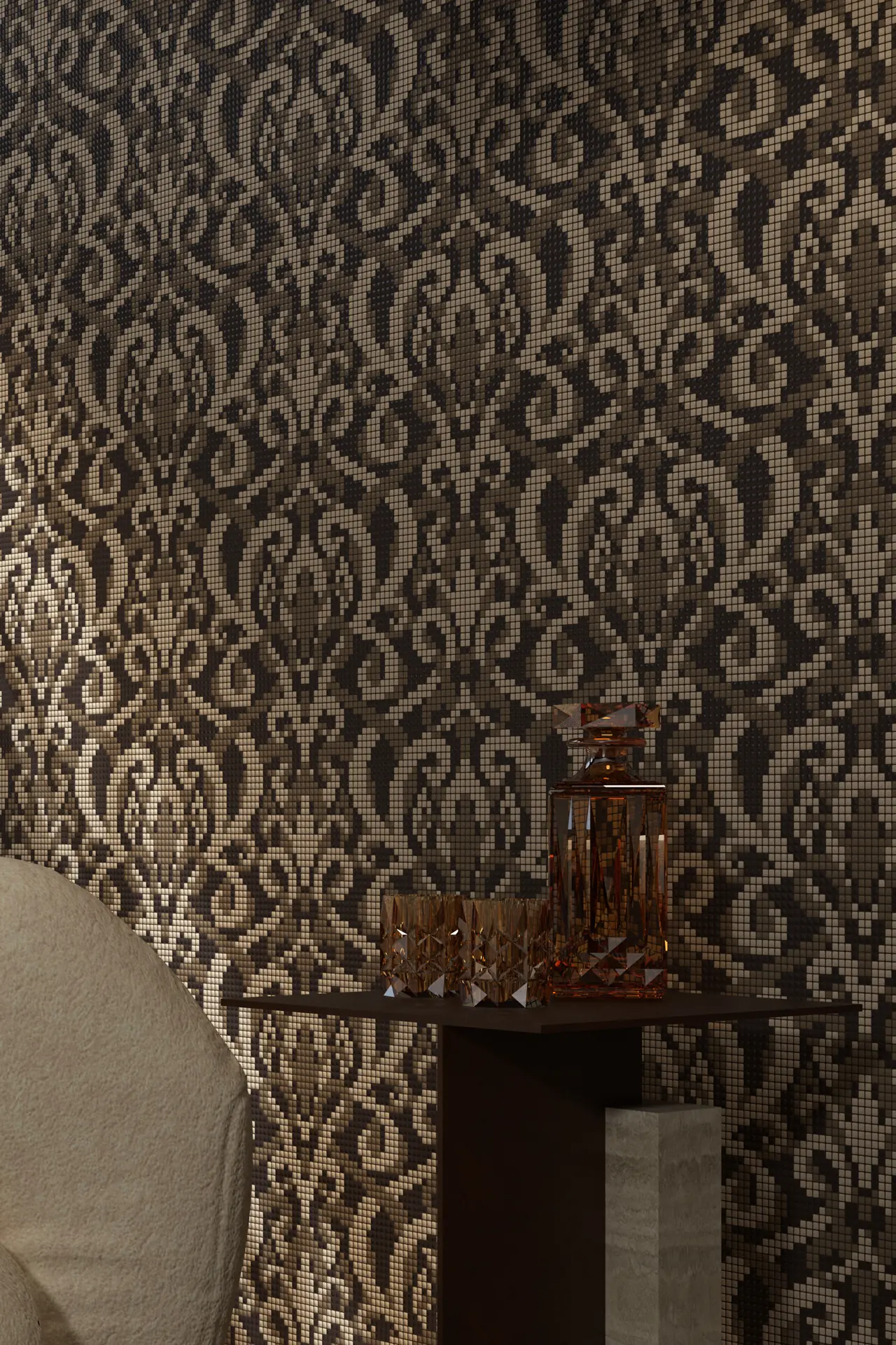 Burano Baroque Tortora 4.8x4.8mm Mosaic