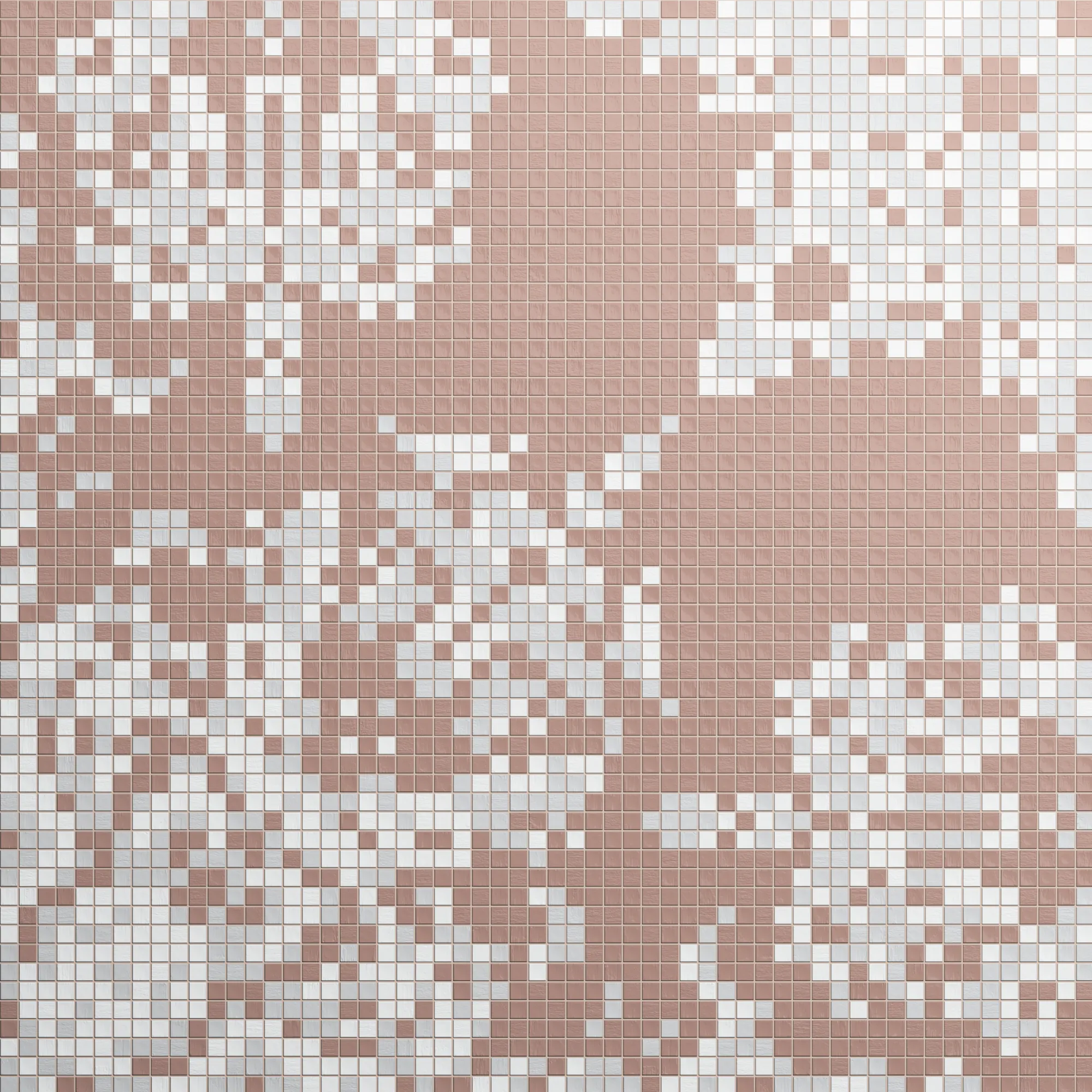 Baroque Blush 10x10mm Mosaic