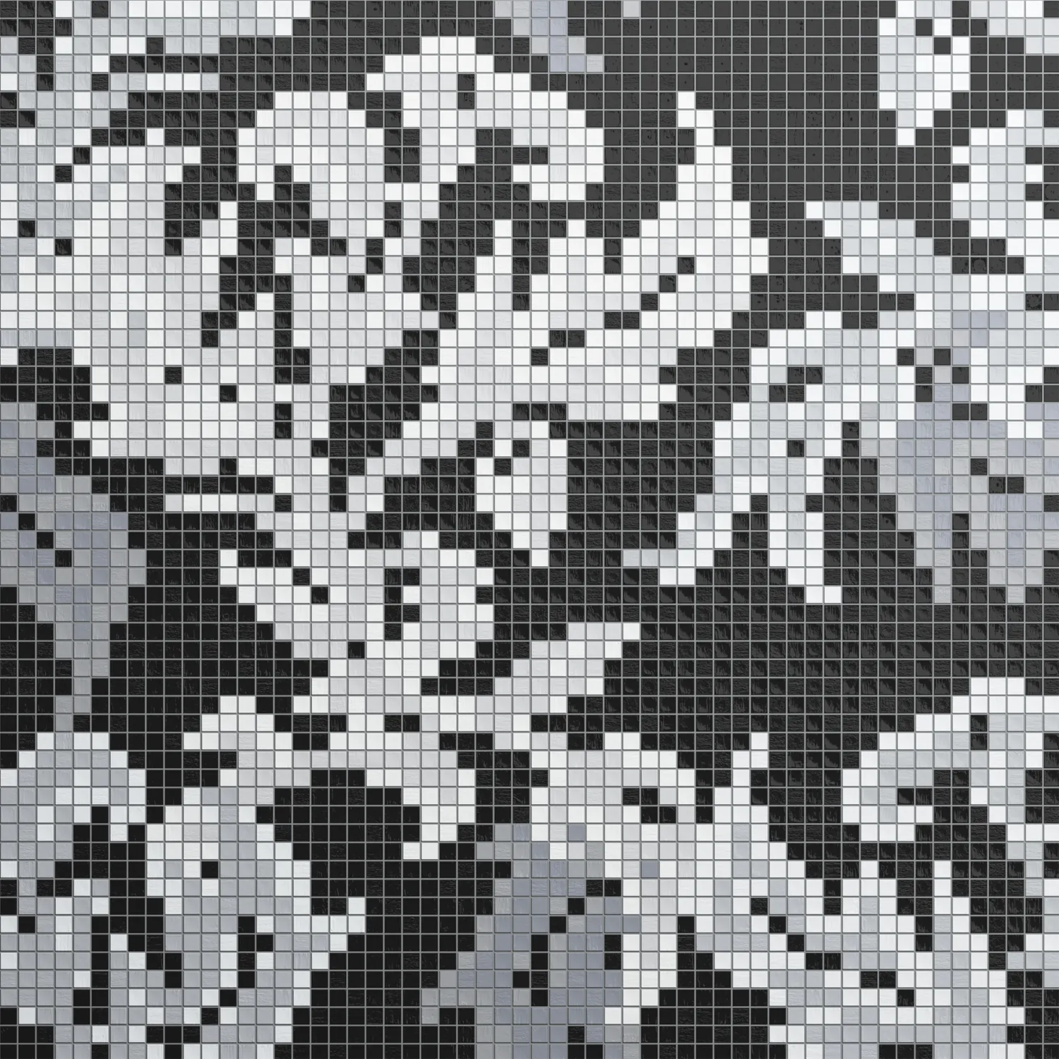 Botanic Ebony 10x10mm Mosaic