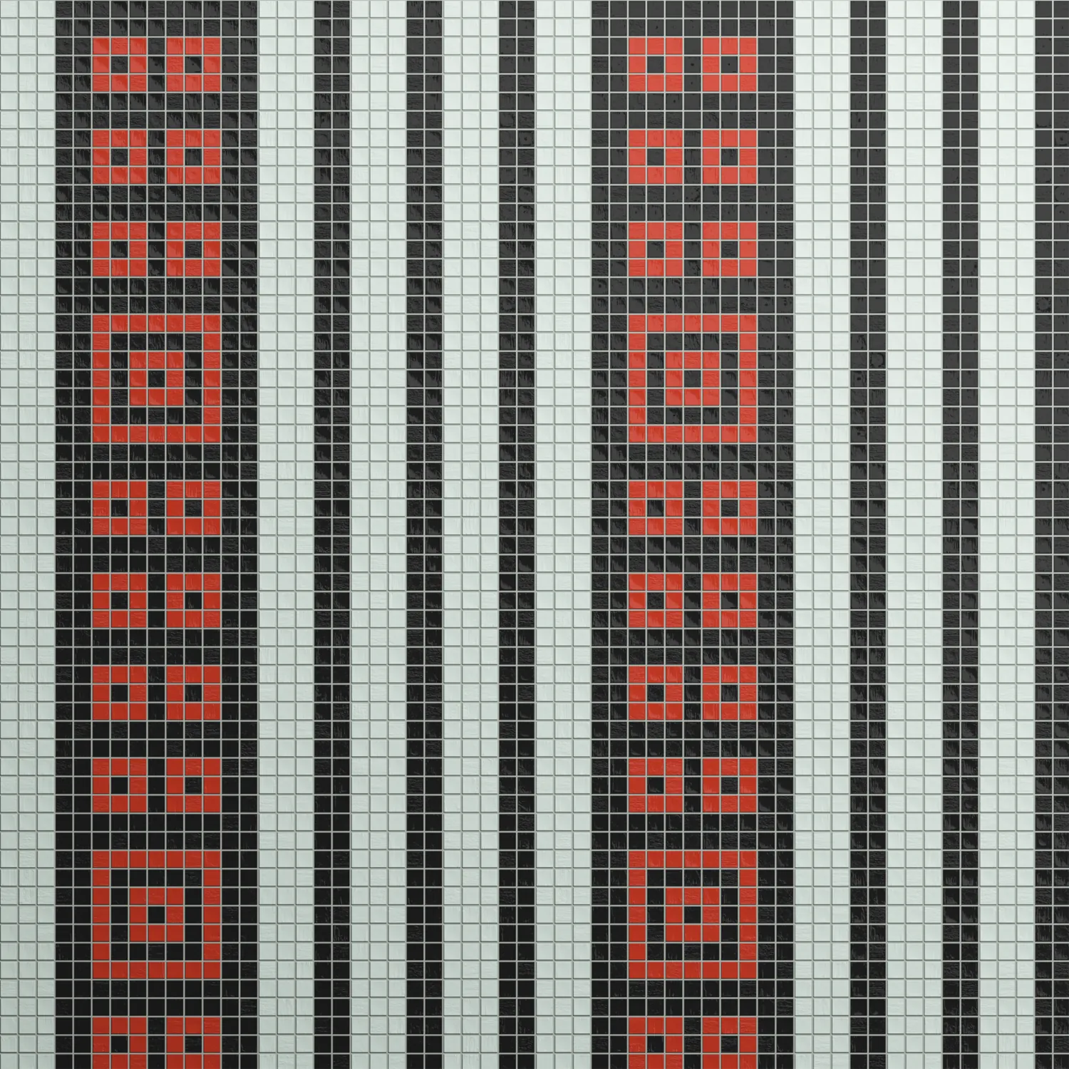 Braid Jade 10x10mm Mosaic