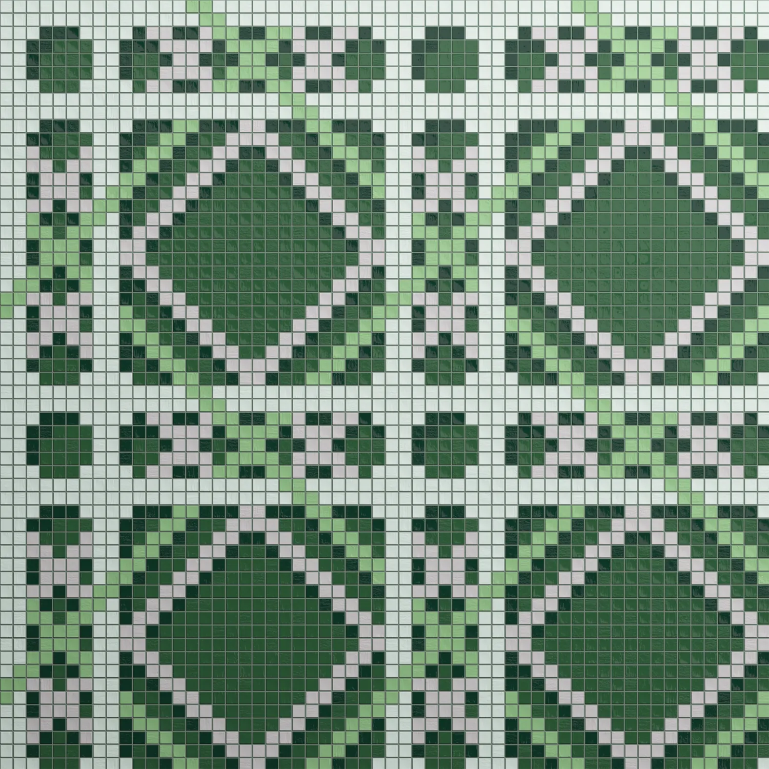 Eiffel Forest 10x10mm Mosaic