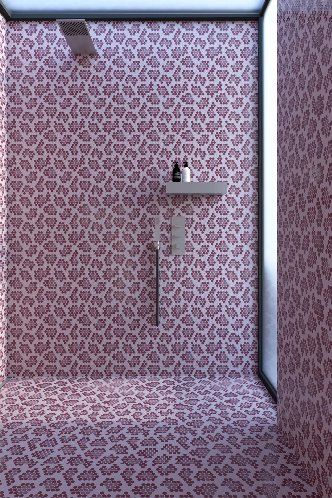 Burano Leopard Berry Round Mosaic