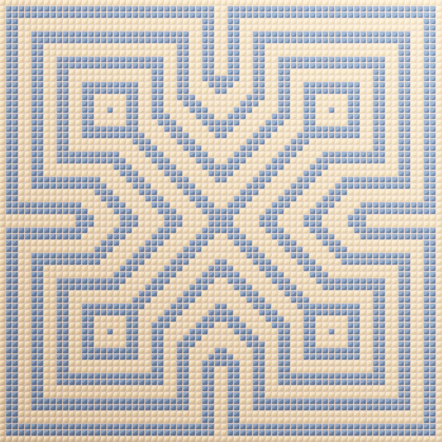 Burano Nexus Periwinkle 4.8x4.8mm Mosaic