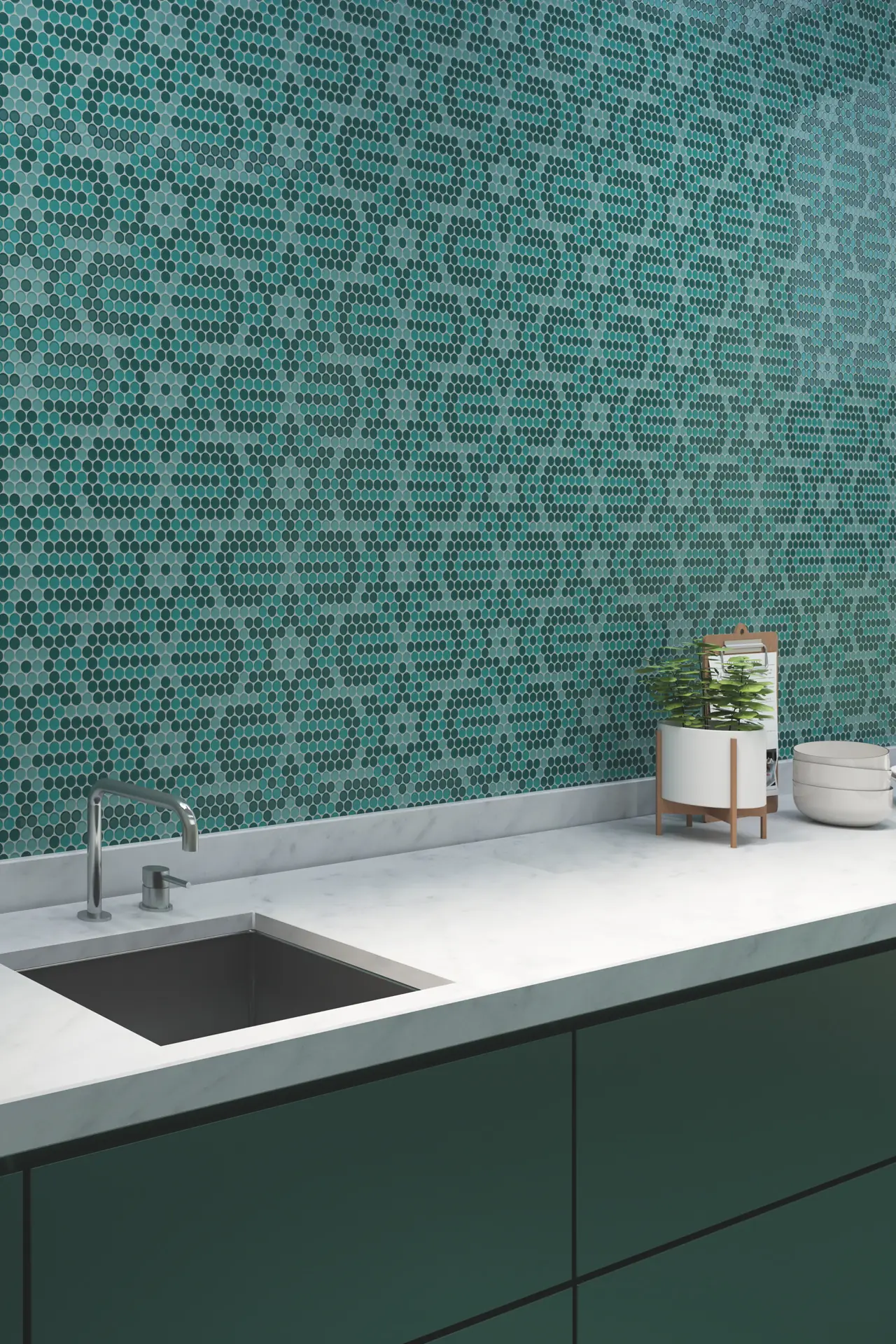 Burano Star Giada Round Mosaic