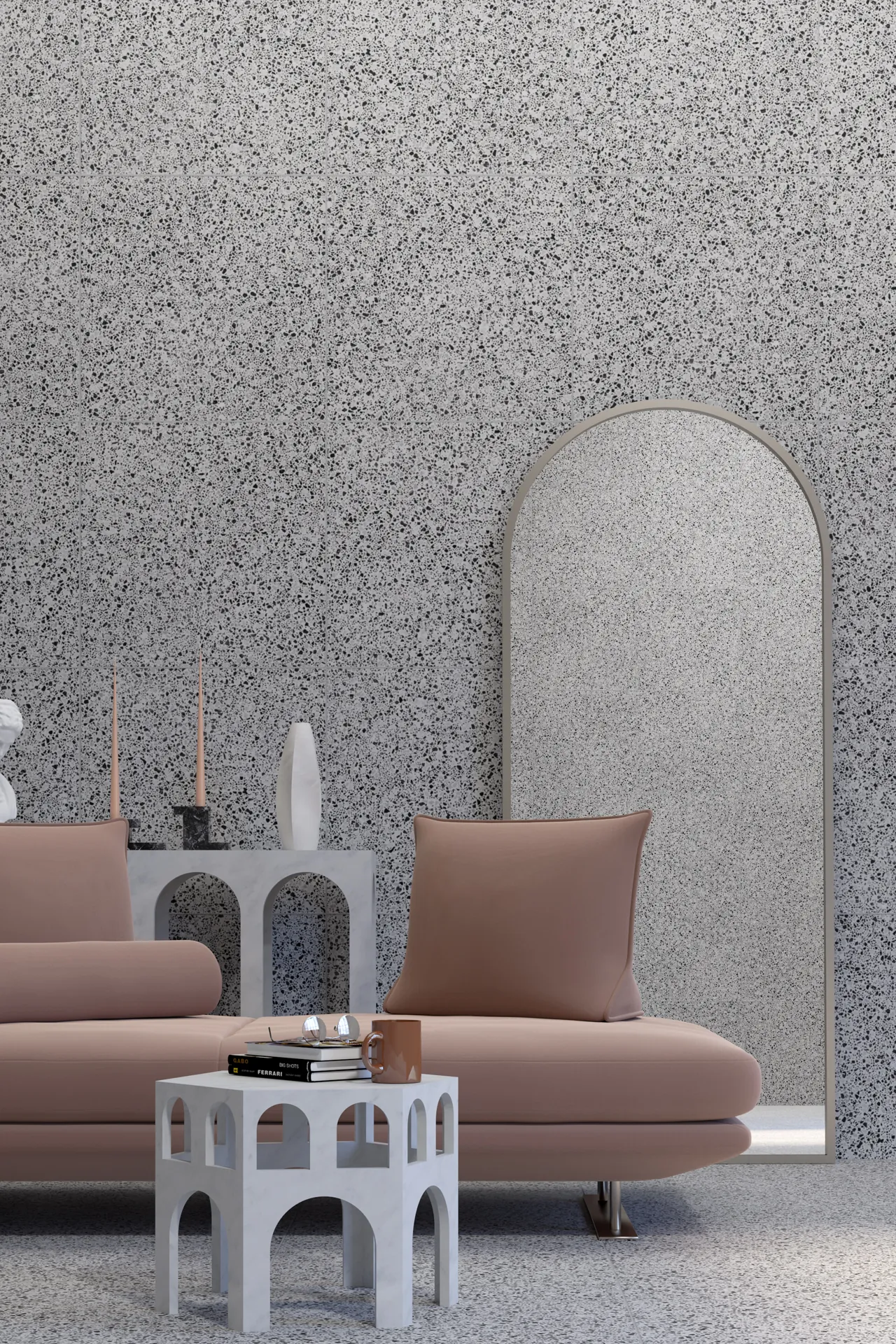Monochromes Ash Medio Terrazzo