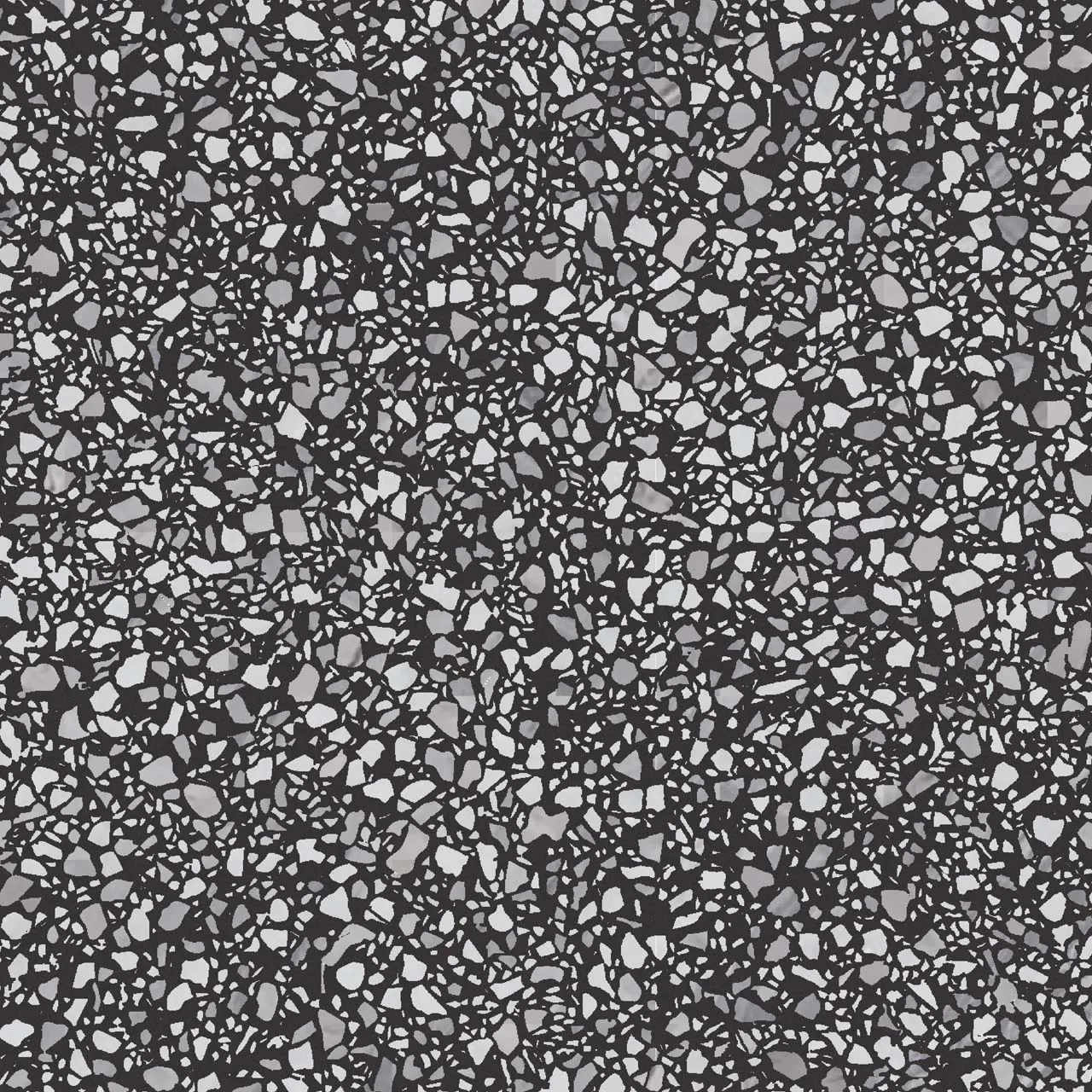 Monochromes Ash Scuro Terrazzo