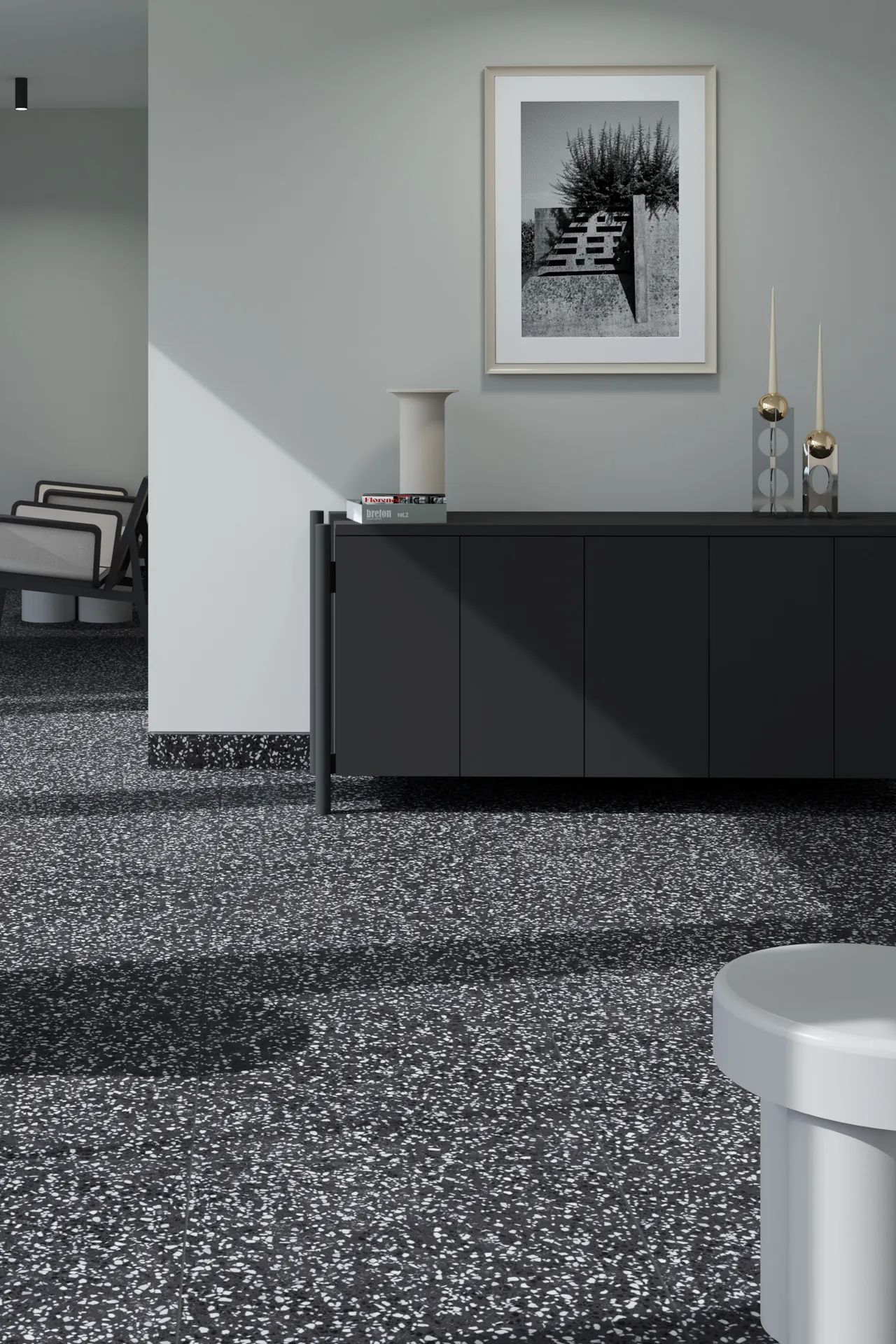 Monochromes Char Medio Terrazzo