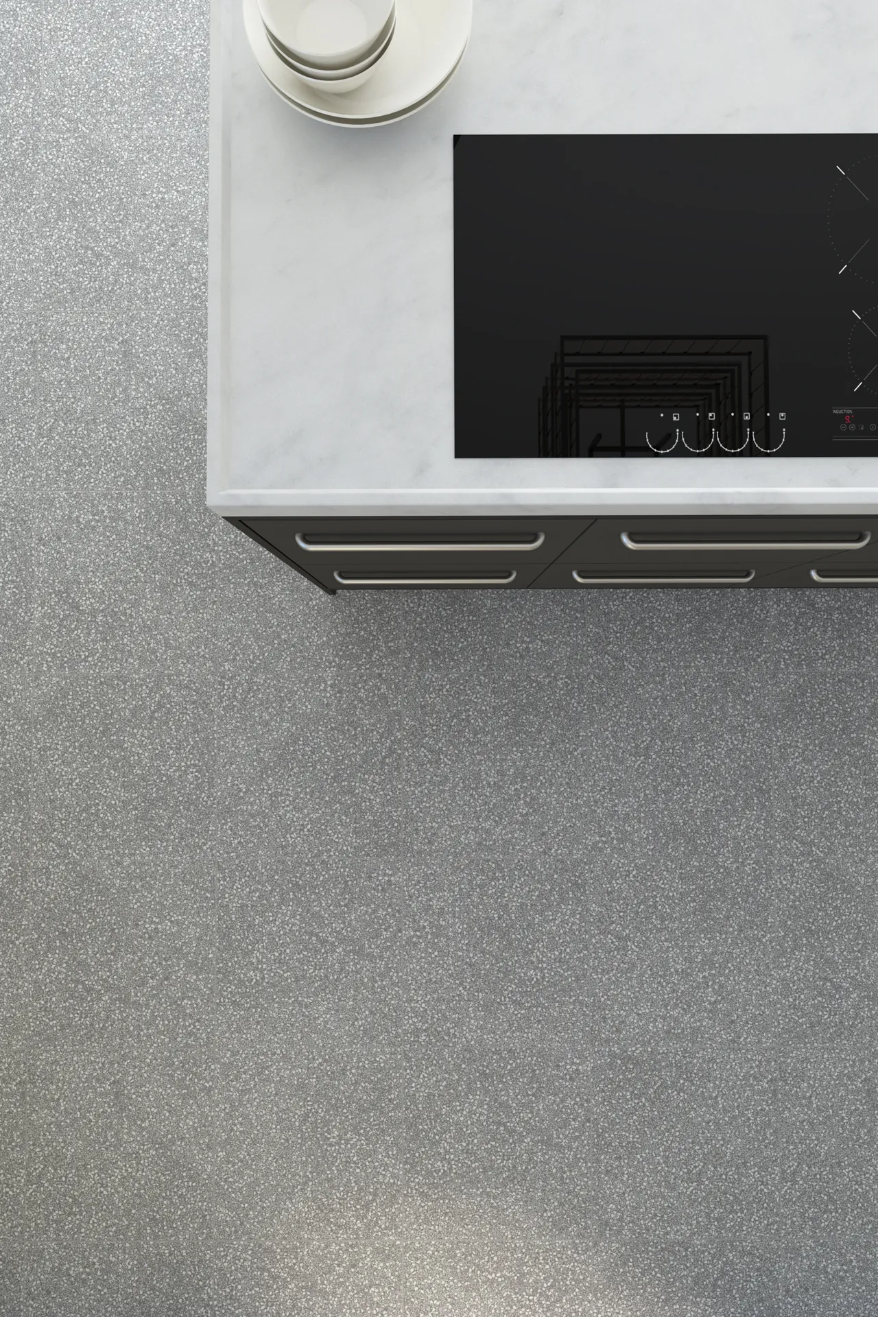 Monochromes Cinder Chiaro Terrazzo
