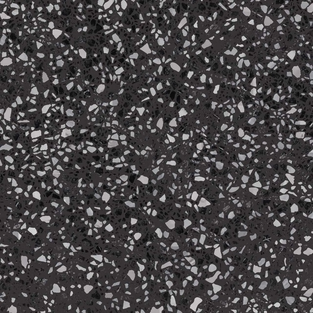 Monochromes Cinder Scuro Terrazzo