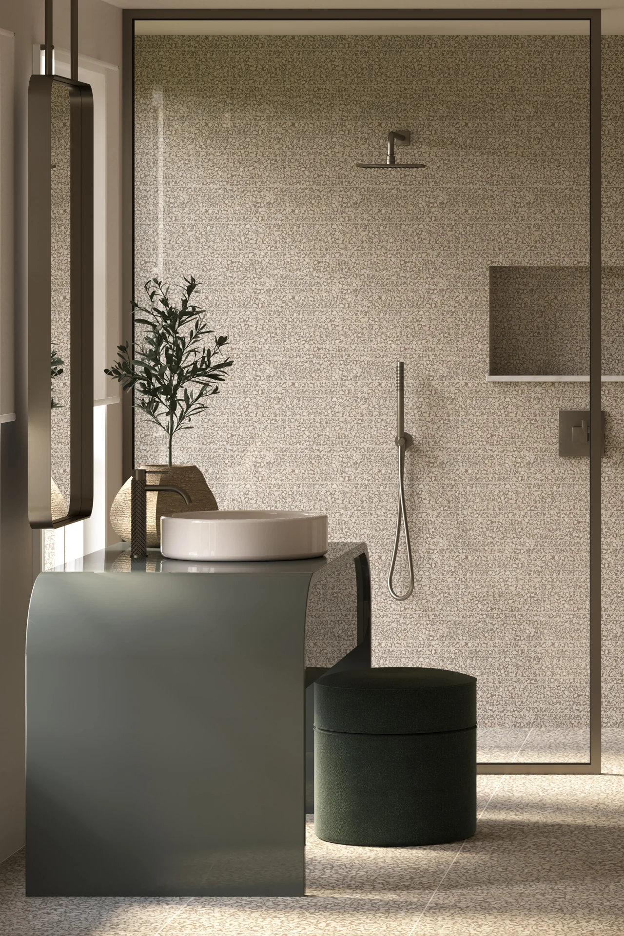 Bianoc Inglese Island Stone Terrazzo