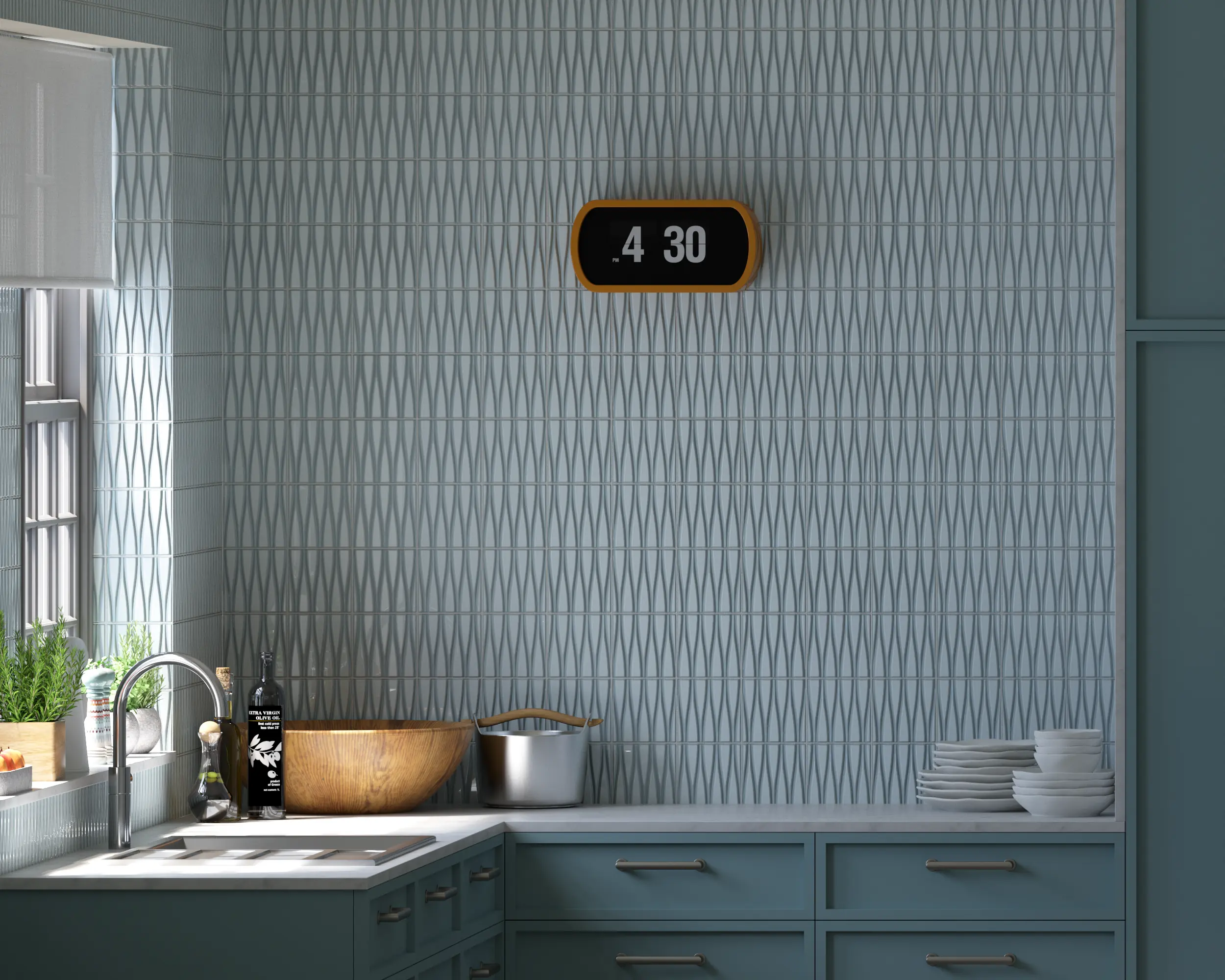 Moderne Weave Ceramic Tiles