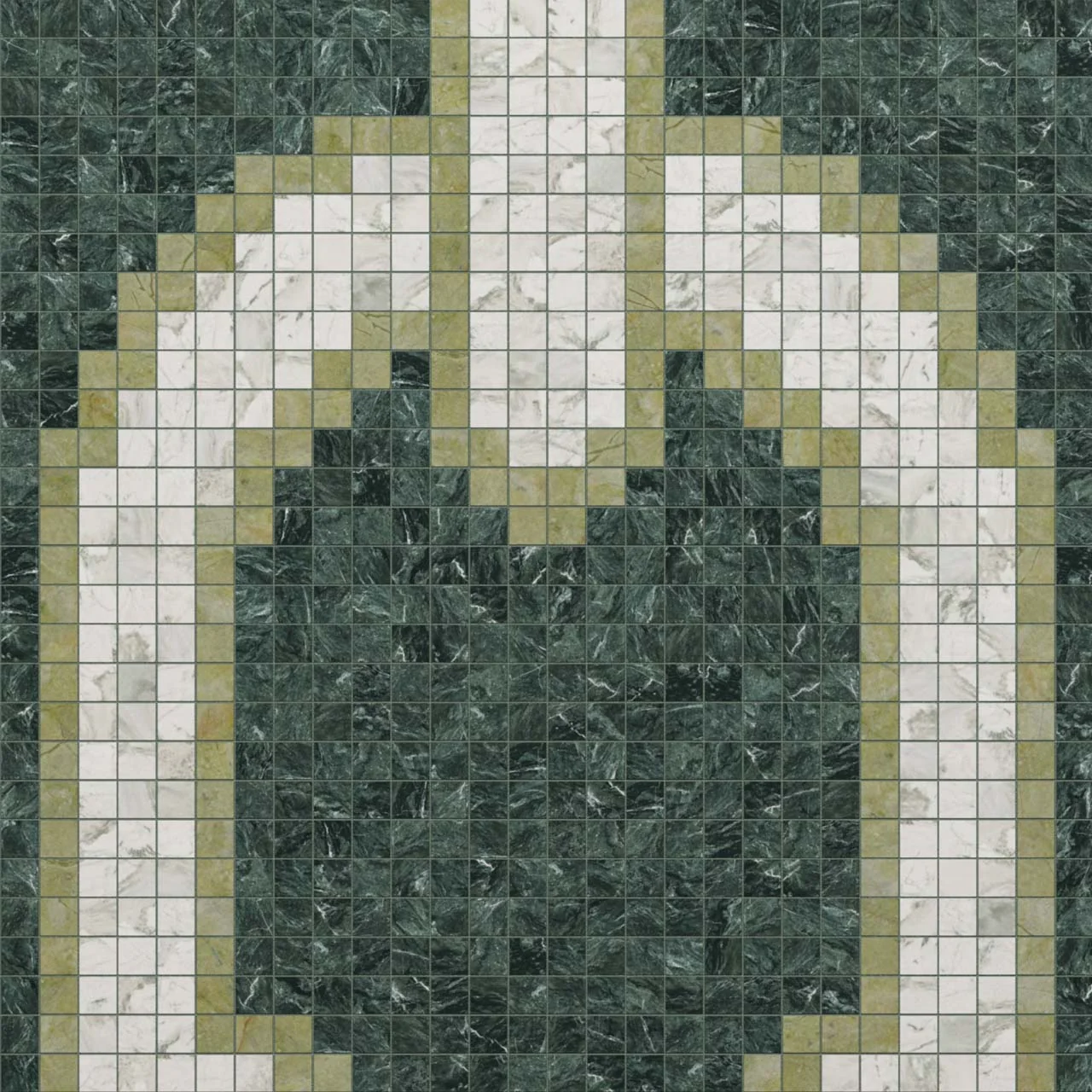 Chain Tropic Long 10mm Stone Mosaic