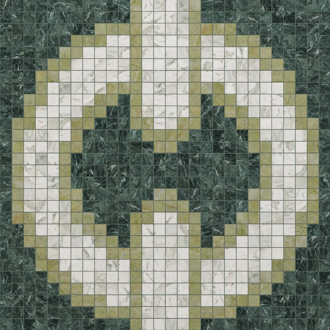 Chain Tropic Short 10mm Stone Mosaic