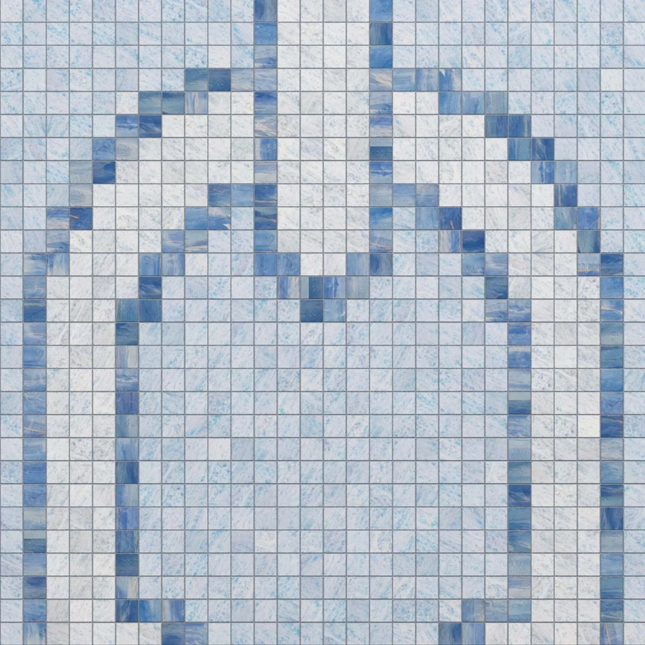 Chain Azure Long 10mm Stone Mosaic