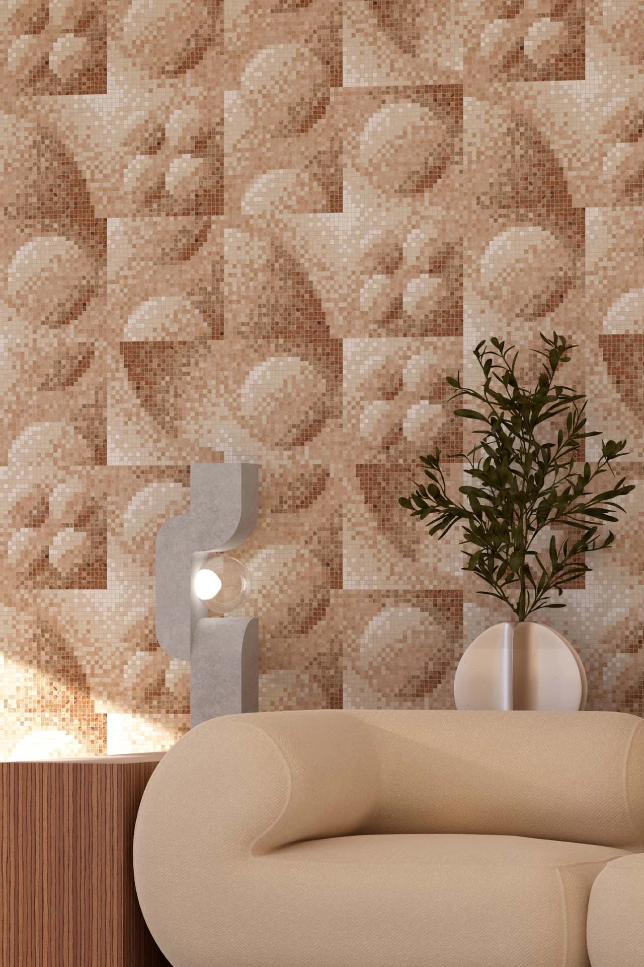 Monolith Grain 10mm Stone Mosaic