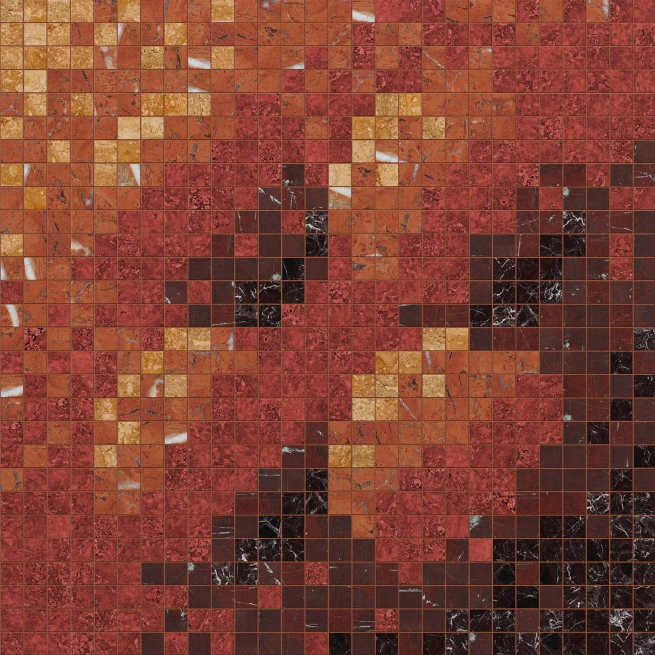 Monolith Lava B 10mm Stone Mosaic