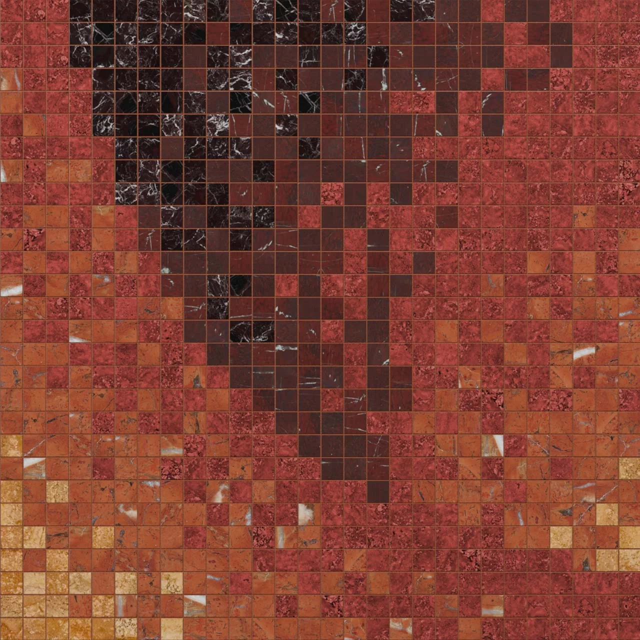 Monolith Lava D 10mm Stone Mosaic