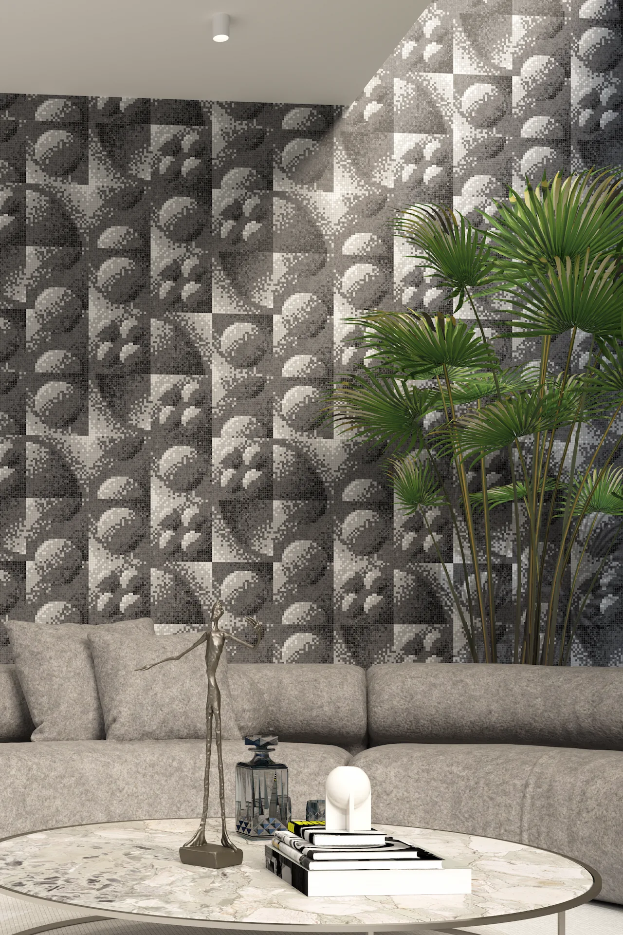 Monolith Iron 10mm Stone Mosaic