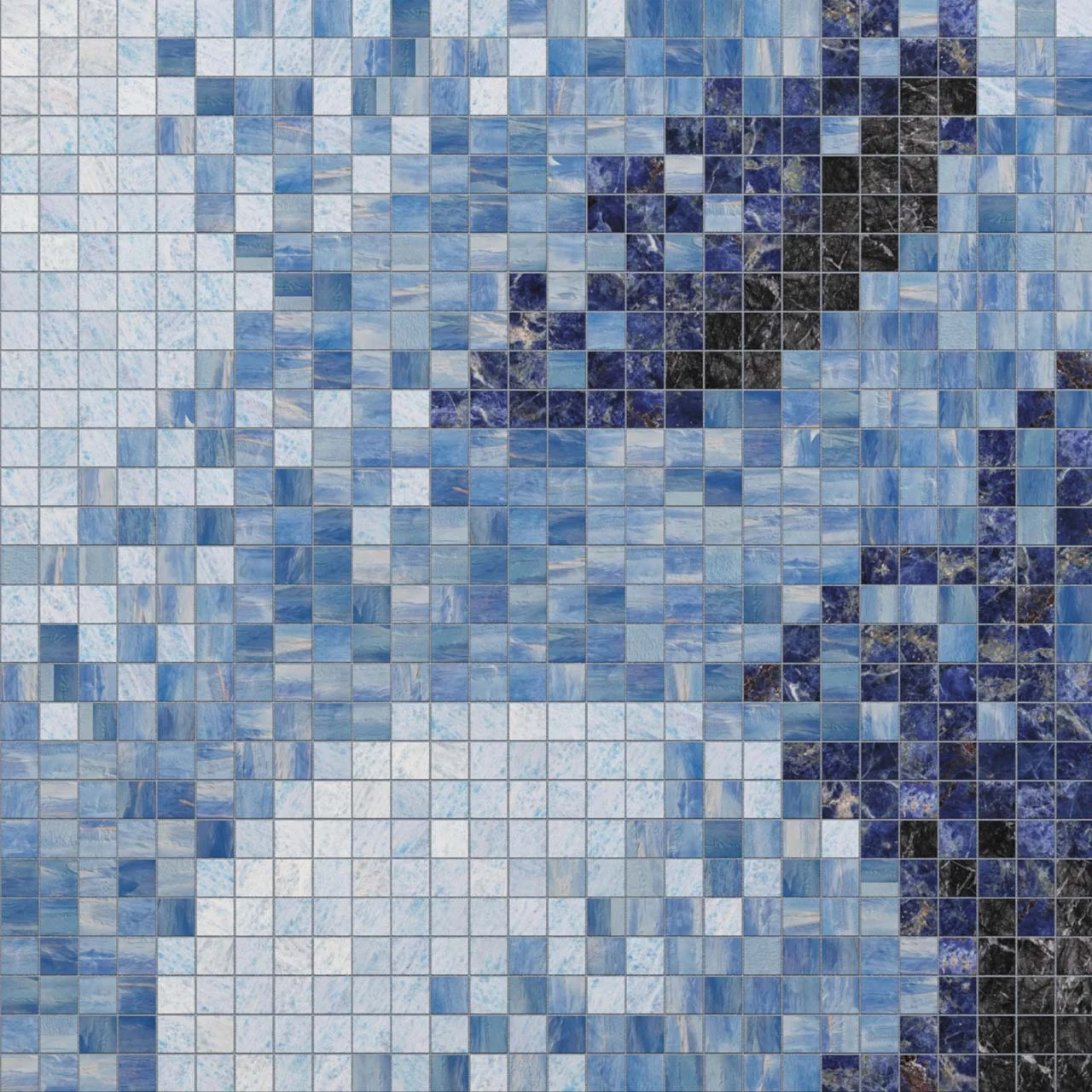 Monolith Azure C 10mm Stone Mosaic