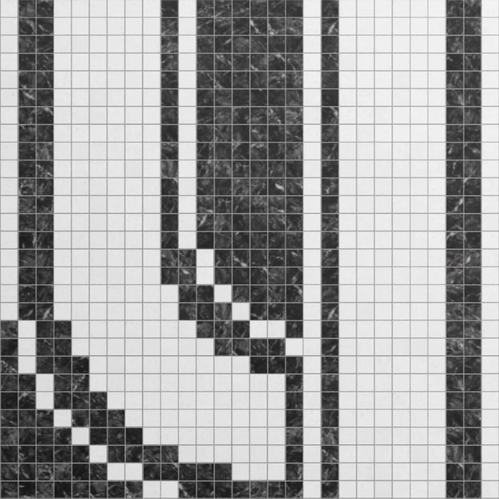 Ferronnerie Nero A 10mm Stone Mosaic
