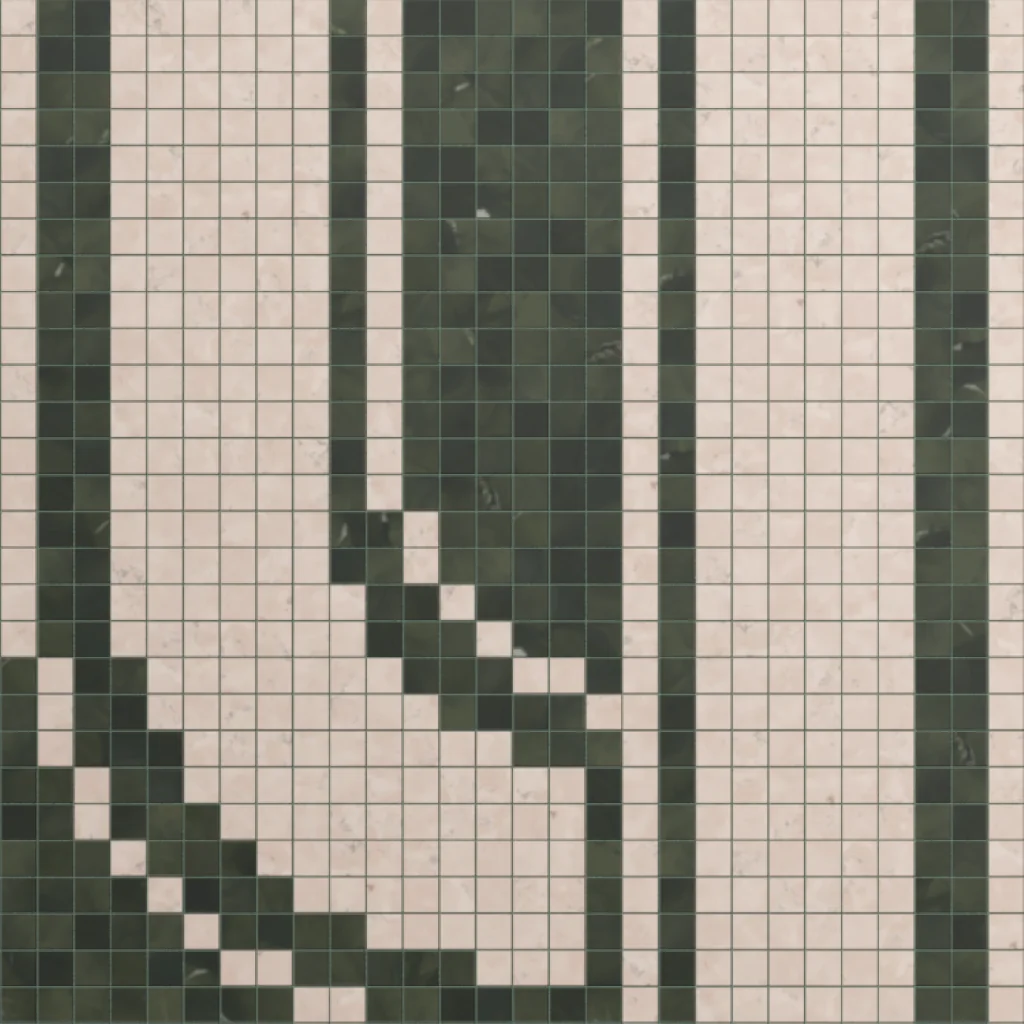 Ferronnerie Melon A 10mm Stone Mosaic