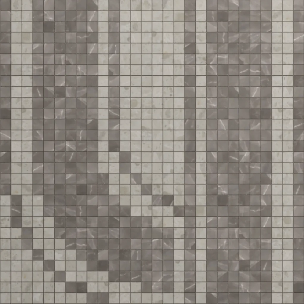 Ferronnerie Taupe A 10mm Stone Mosaic
