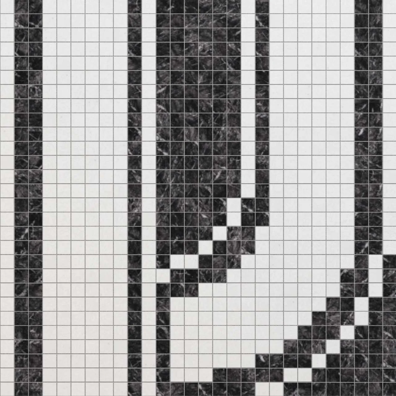 Ferronnerie Nero B 10mm Stone Mosaic