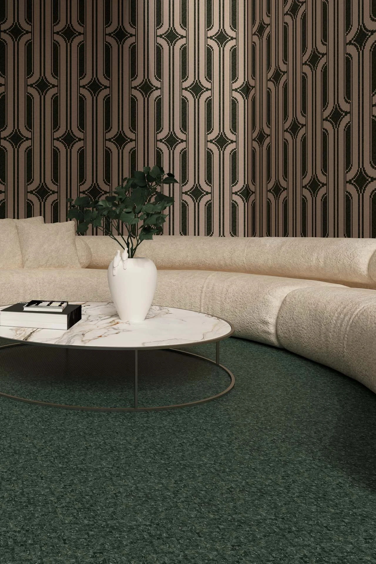 Ferronnerie Melon 10mm Stone Mosaic